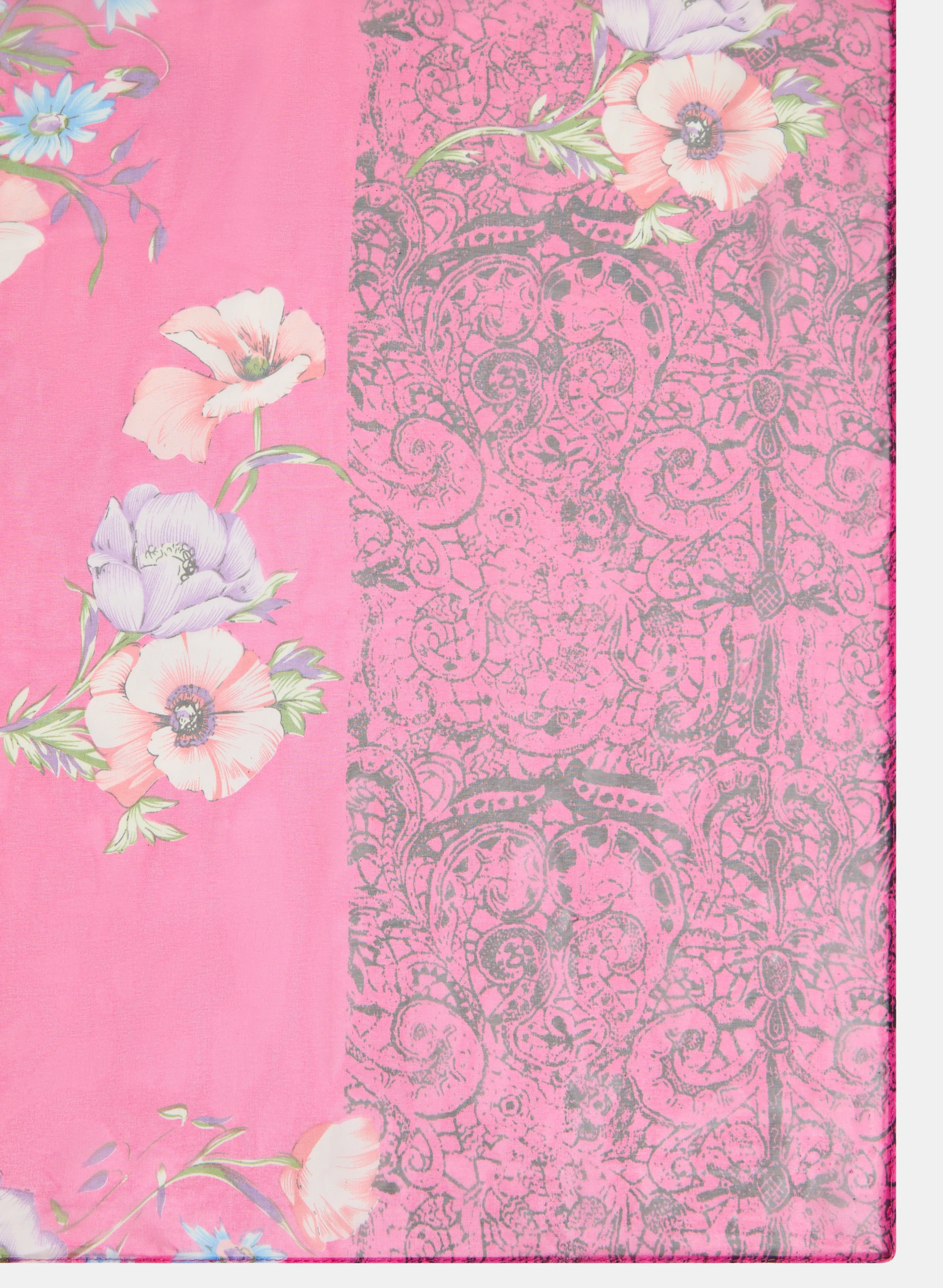 Paisley & Floral Chiffon Scarf sold by Laura product image thumbnail 4