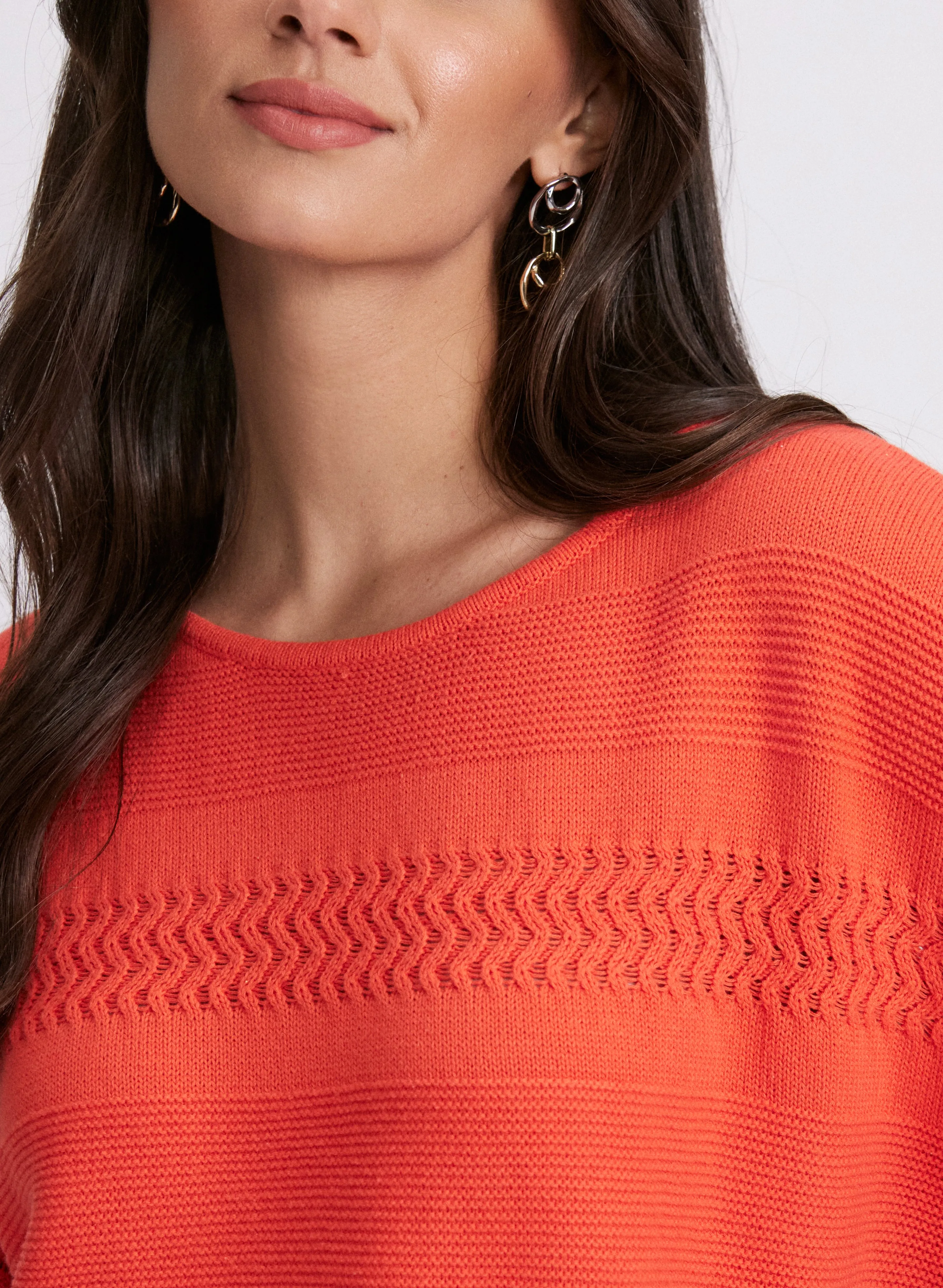 Mixed Knit Dolman Sweater sold by Laura product image thumbnail 5