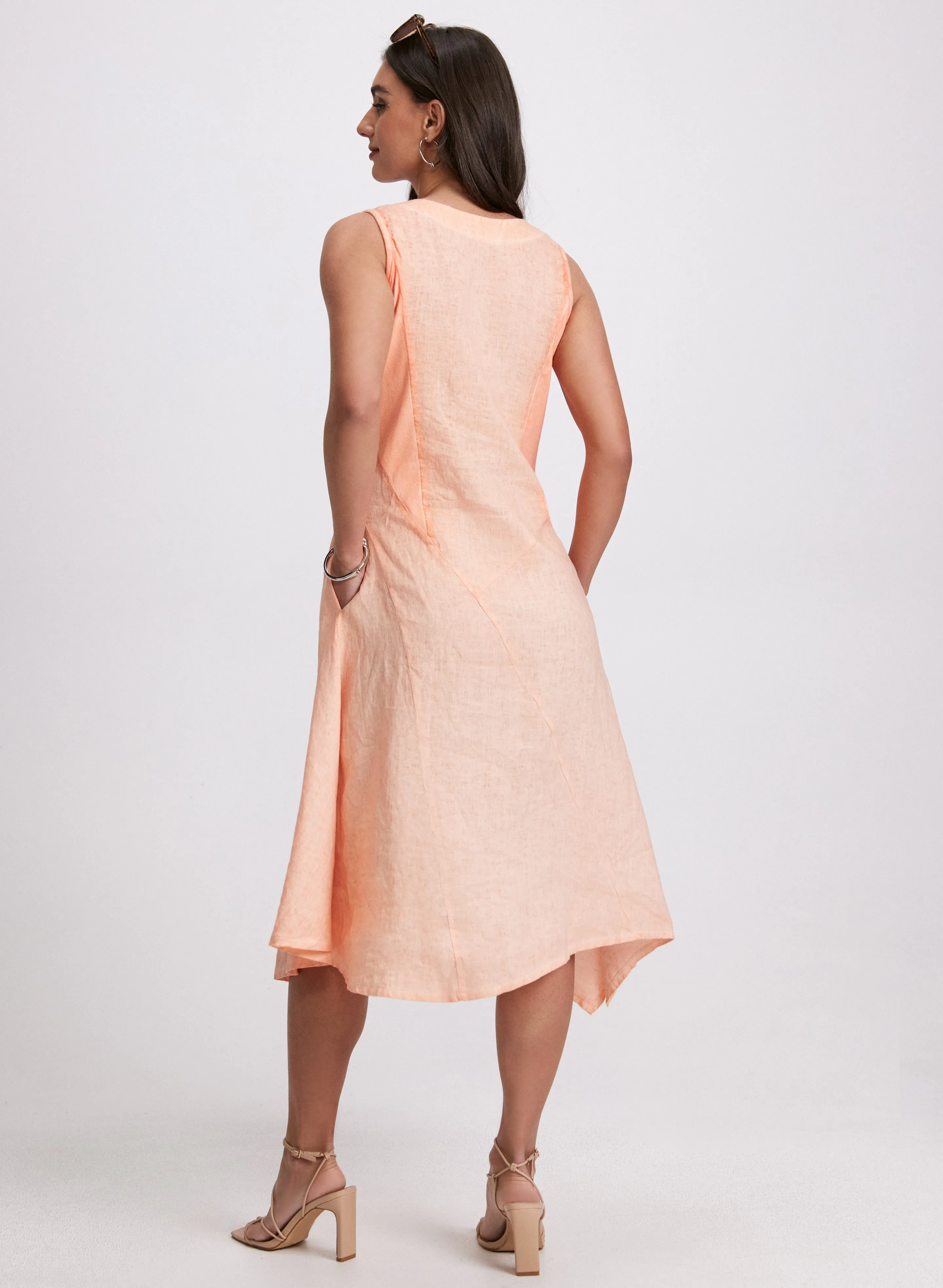 Linen Bias-Cut Midi Dress sold by Laura product image thumbnail 4
