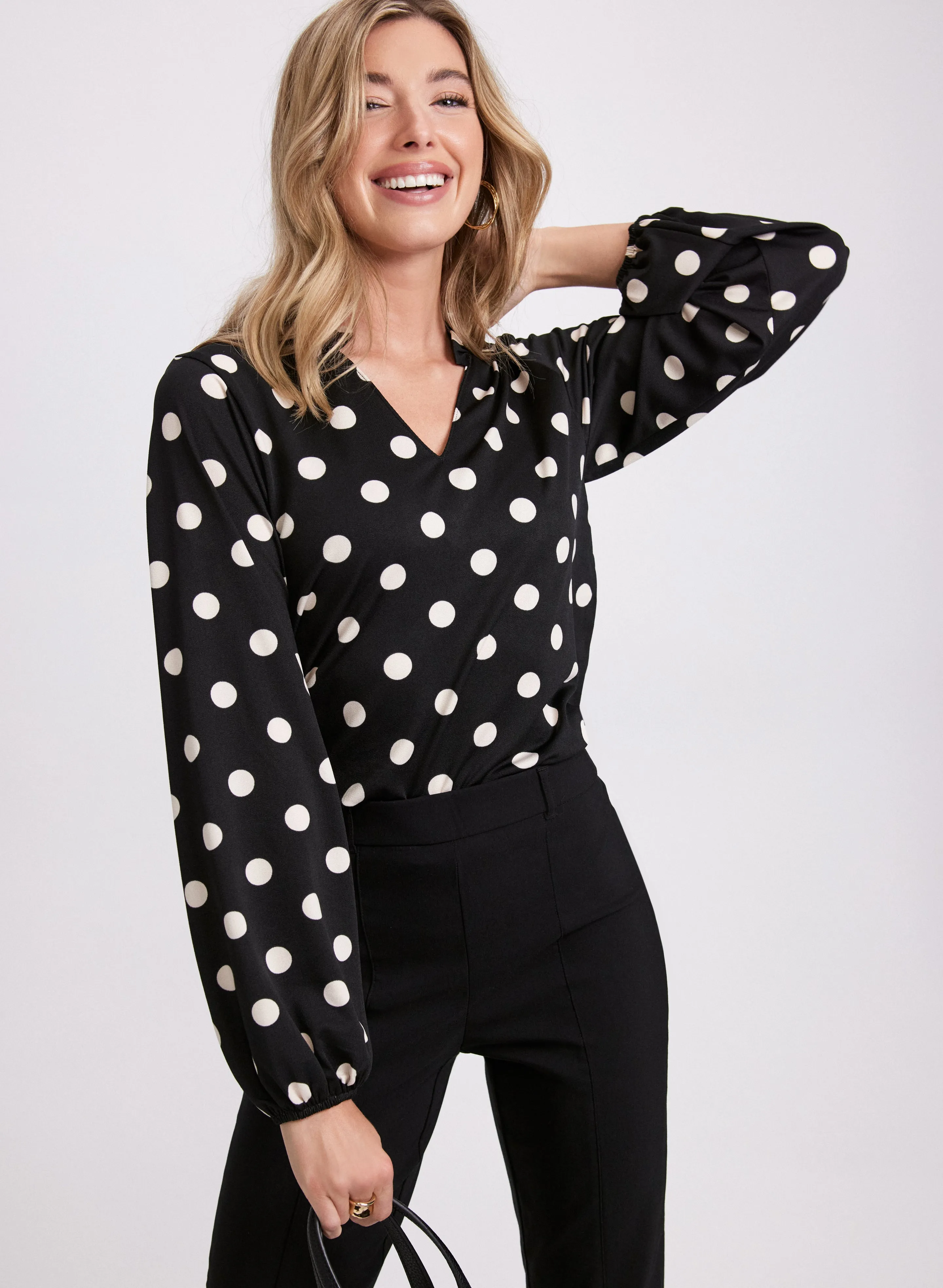 Polka Dot Blouse sold by Laura