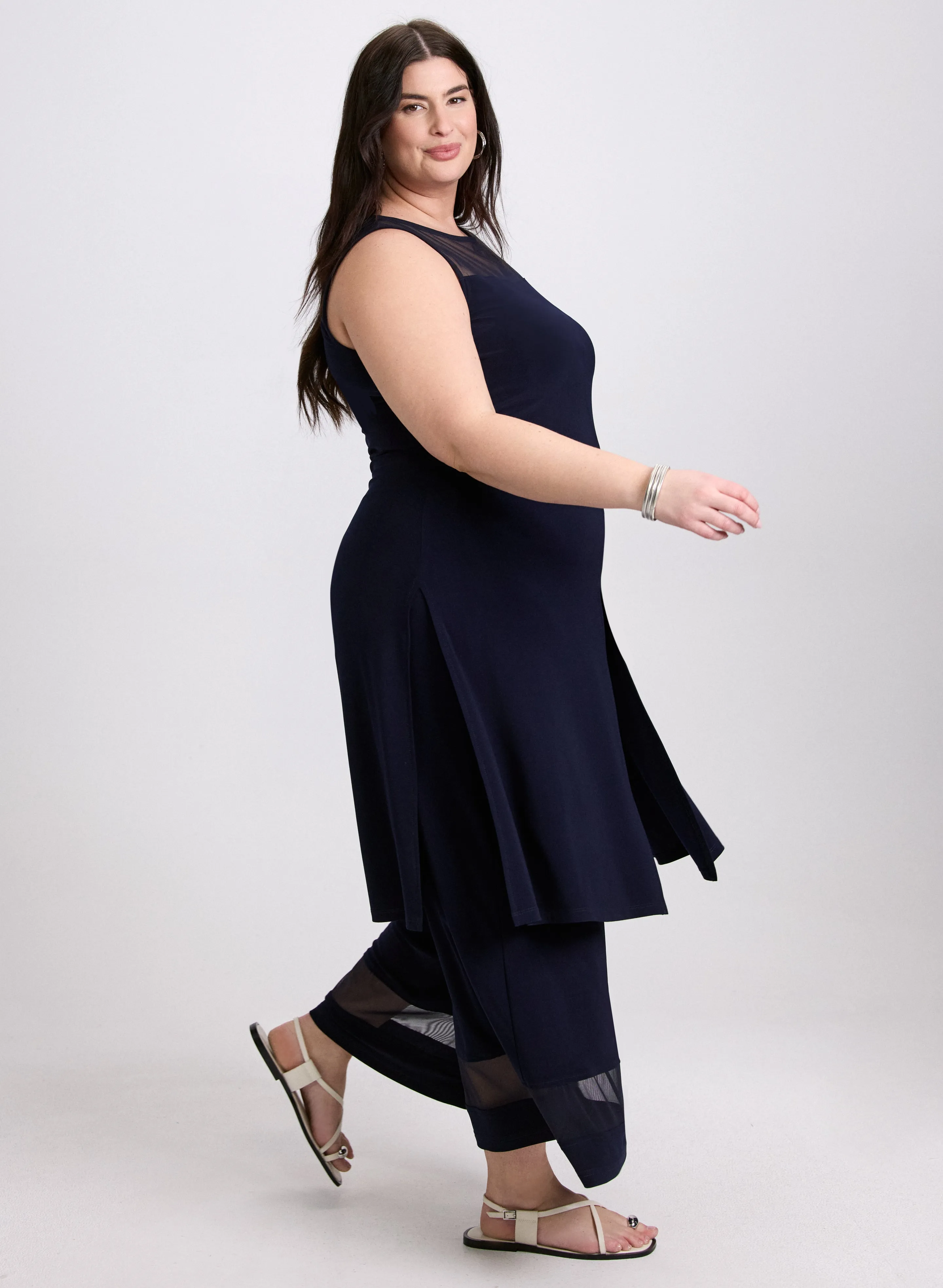 Joseph Ribkoff - Sleeveless Solid Tunic sold by Laura product image thumbnail 4