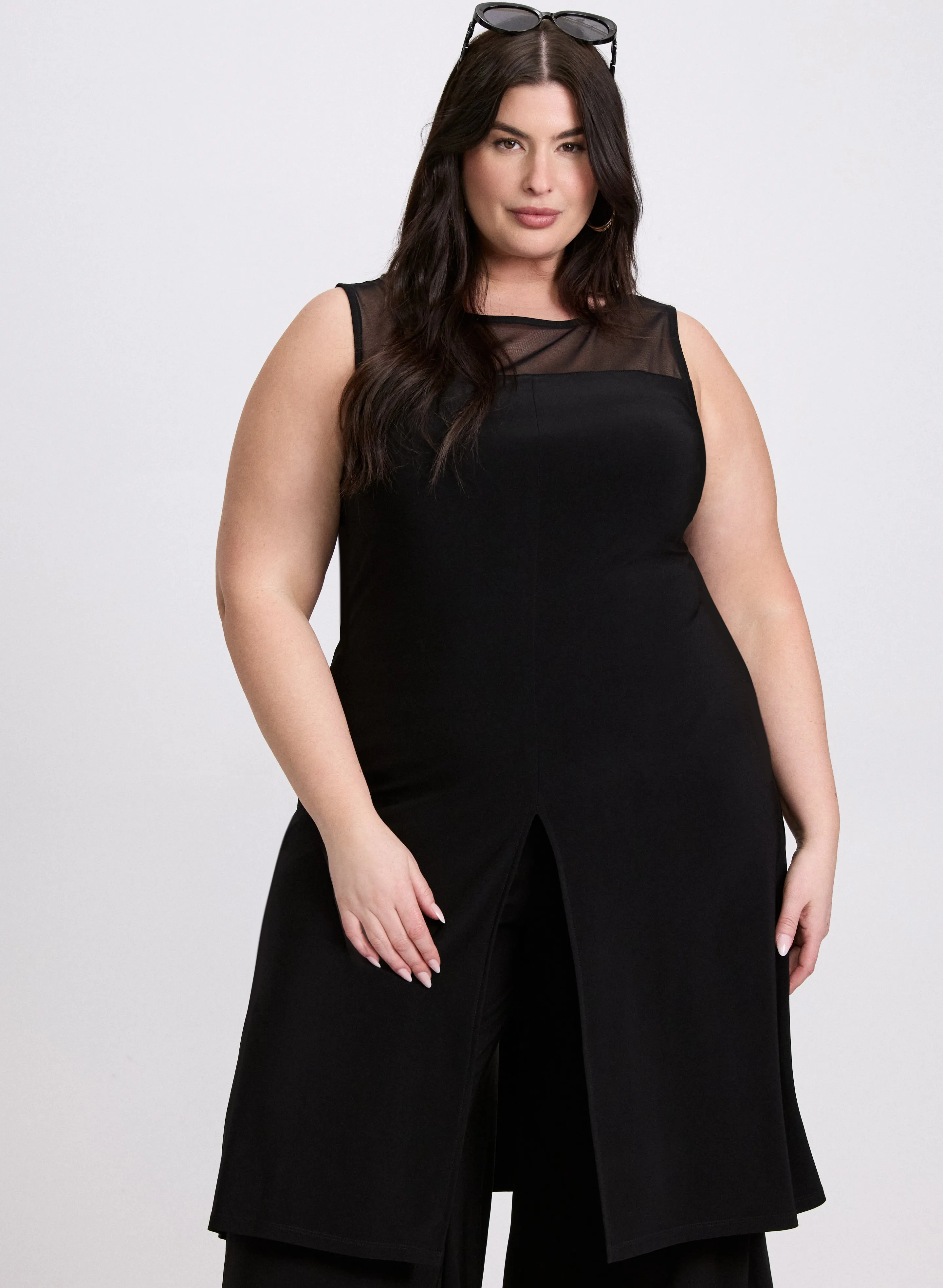 Joseph Ribkoff - Sleeveless Solid Tunic sold by Laura