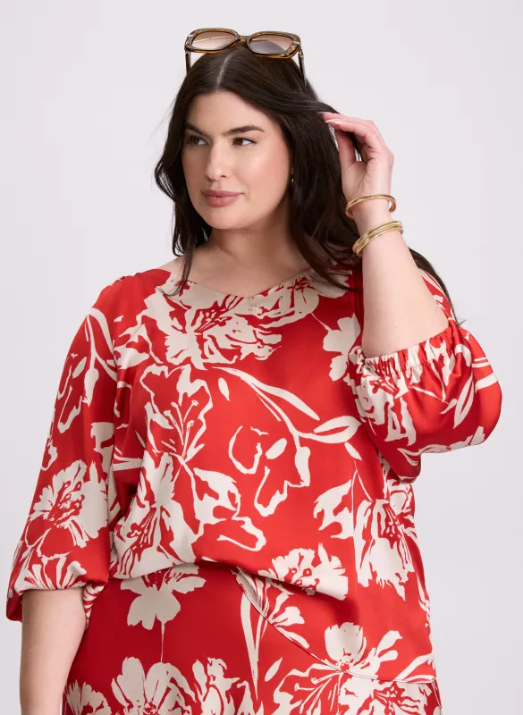 Joseph Ribkoff - Floral Print Blouse made by Laura
