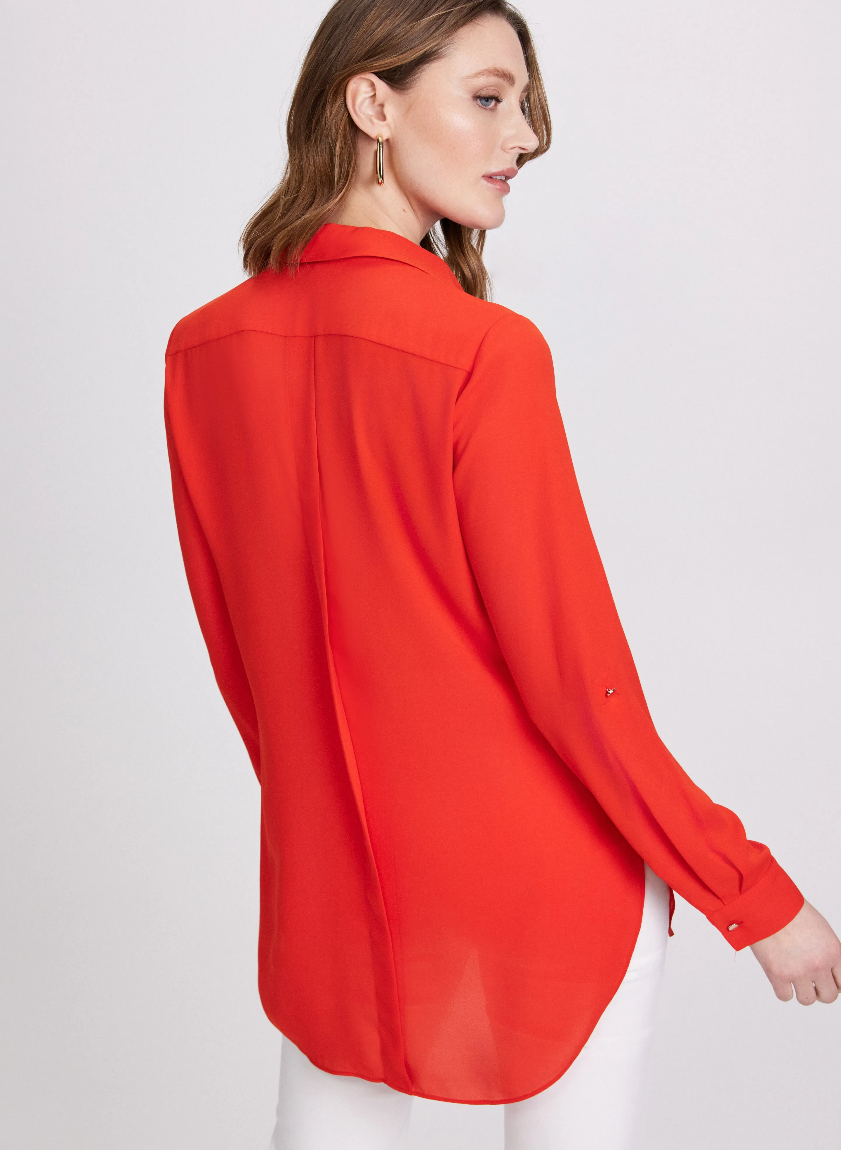 Button-Down Tunic Blouse sold by Laura product image thumbnail 4