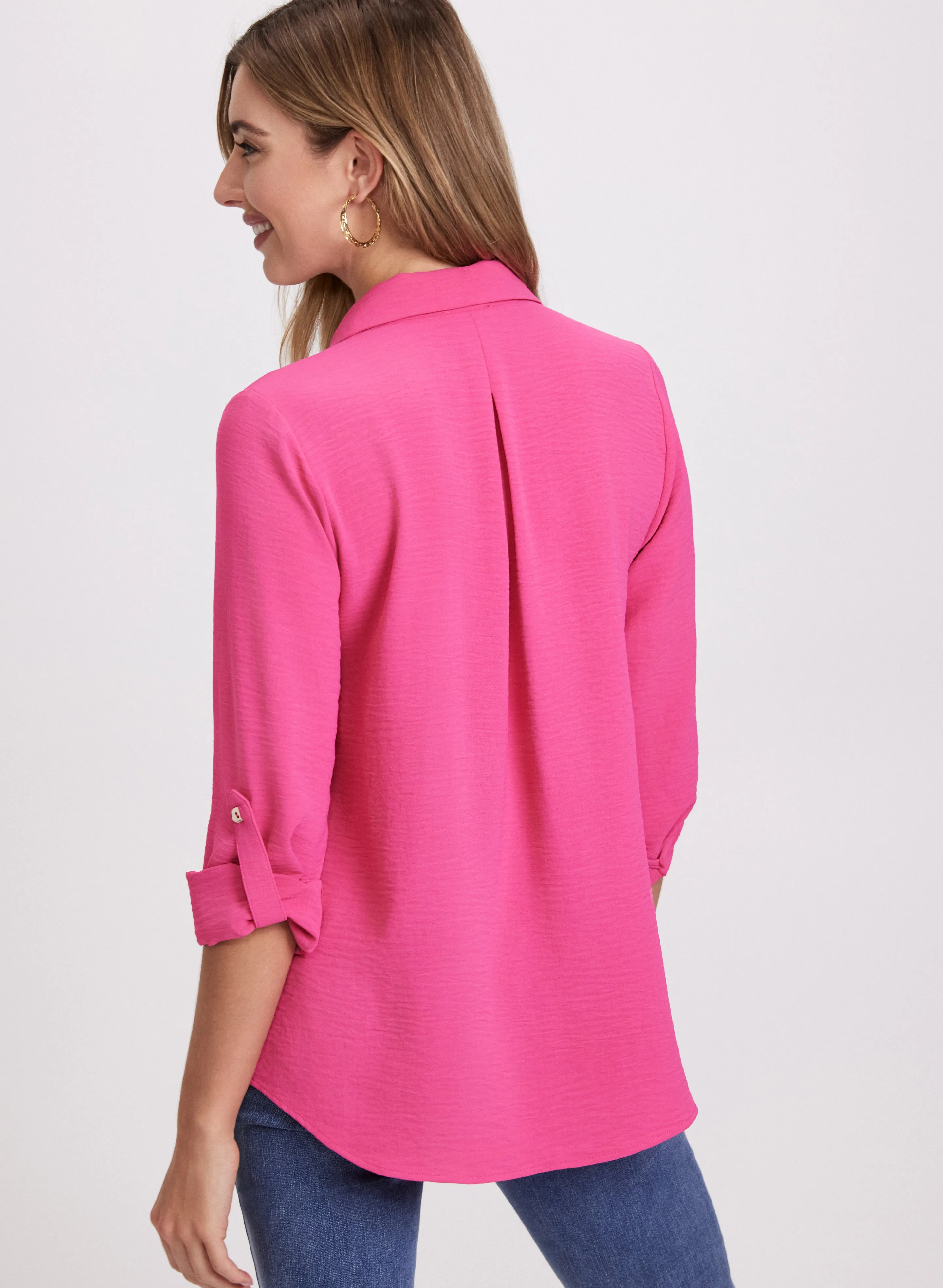 Crepe Button-Down Blouse sold by Laura product image thumbnail 2