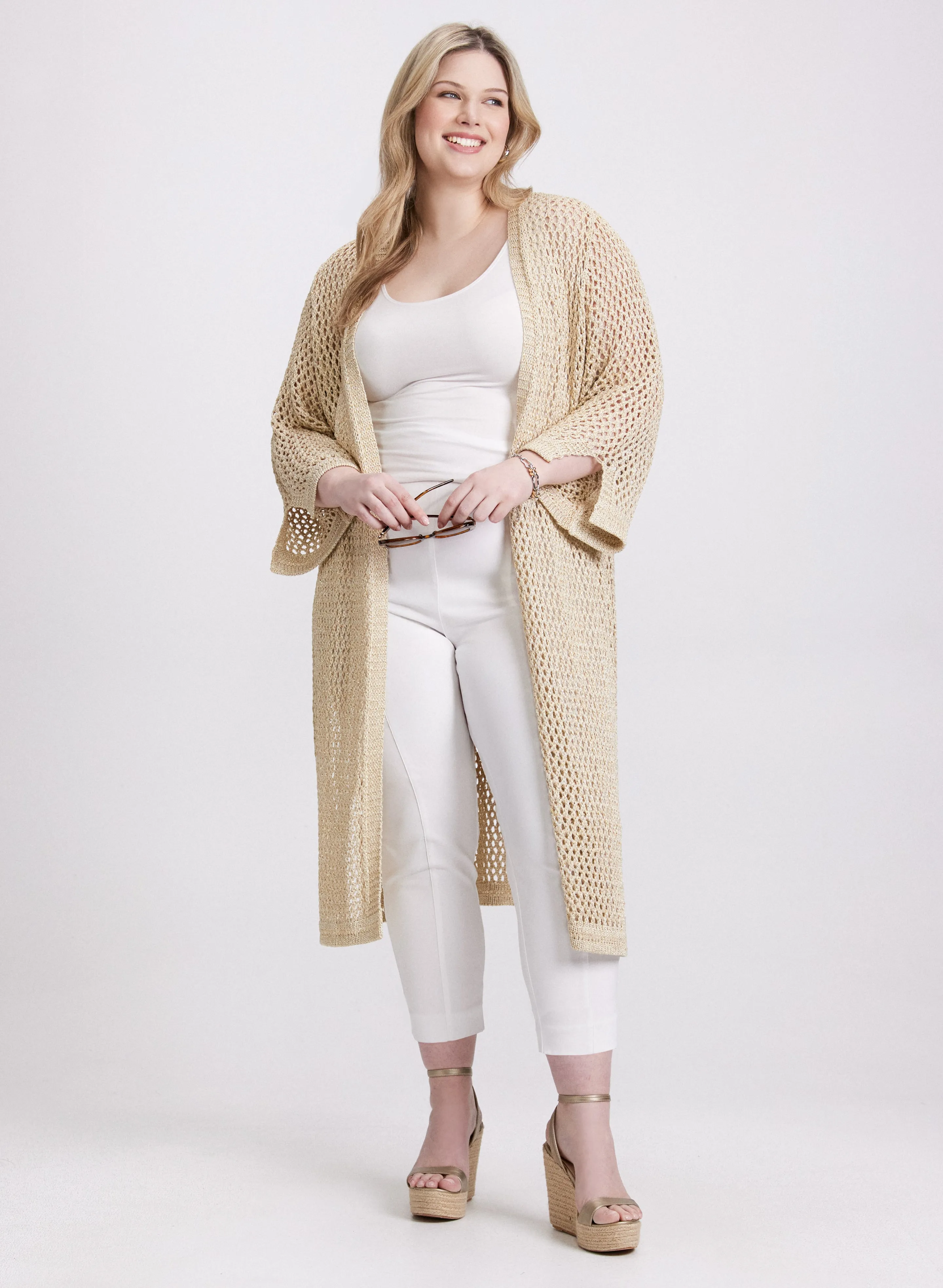 Joseph Ribkoff - Open Knit Cardigan sold by Laura product image thumbnail 5