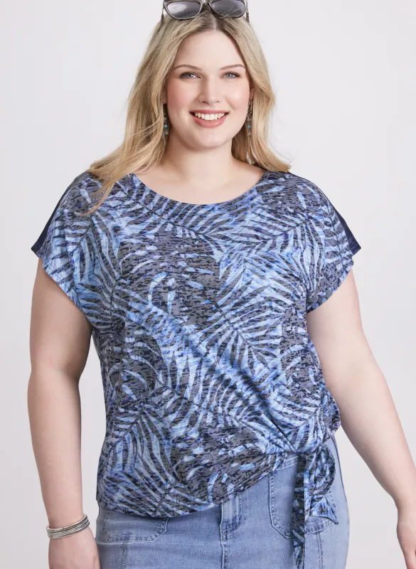 Palm Print T-Shirt sold by Laura