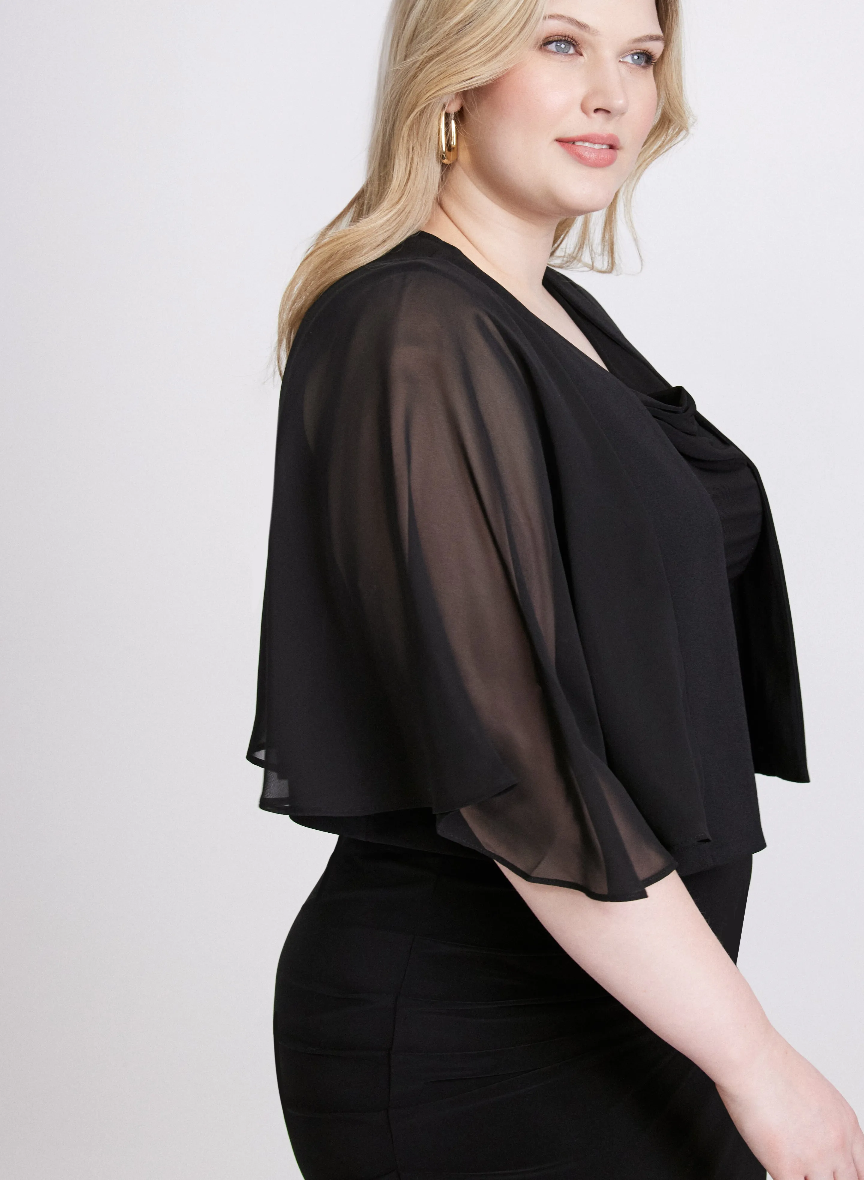 Sheer Capelet Bolero sold by Laura product image thumbnail 2