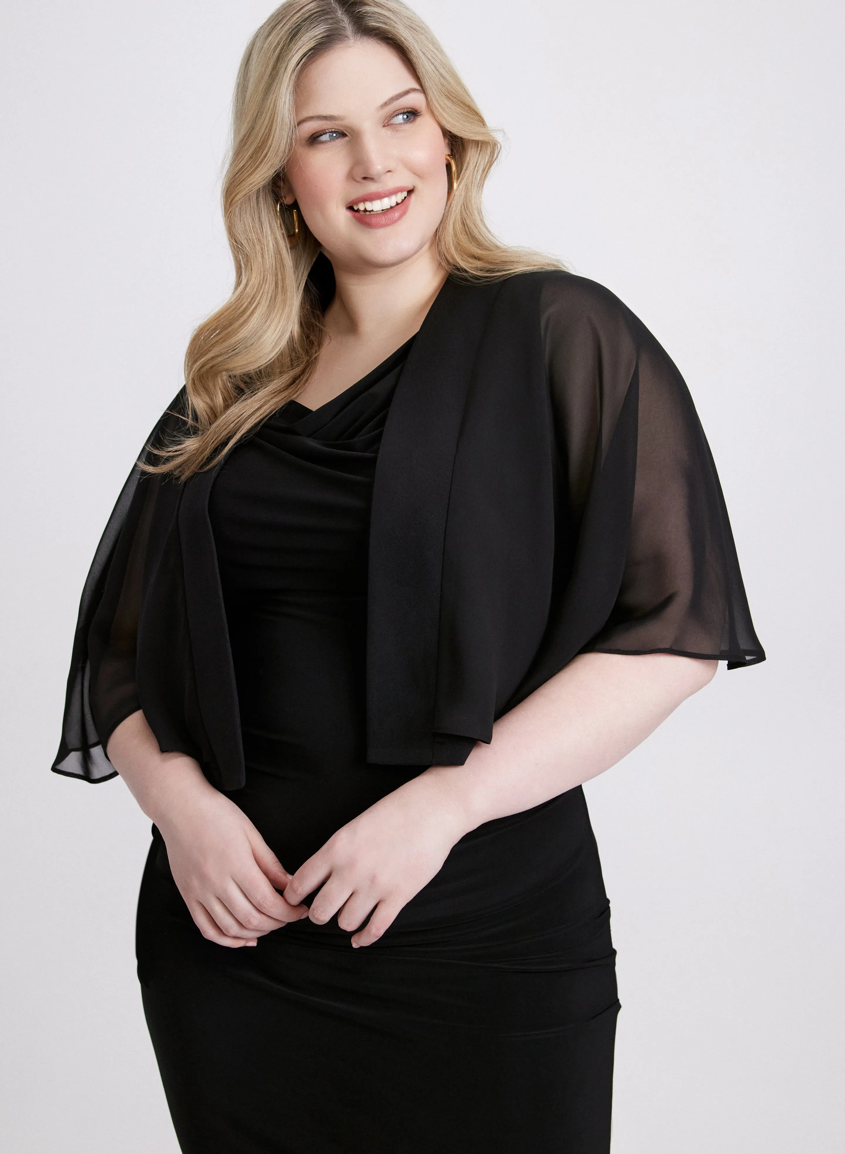 Sheer Capelet Bolero sold by Laura