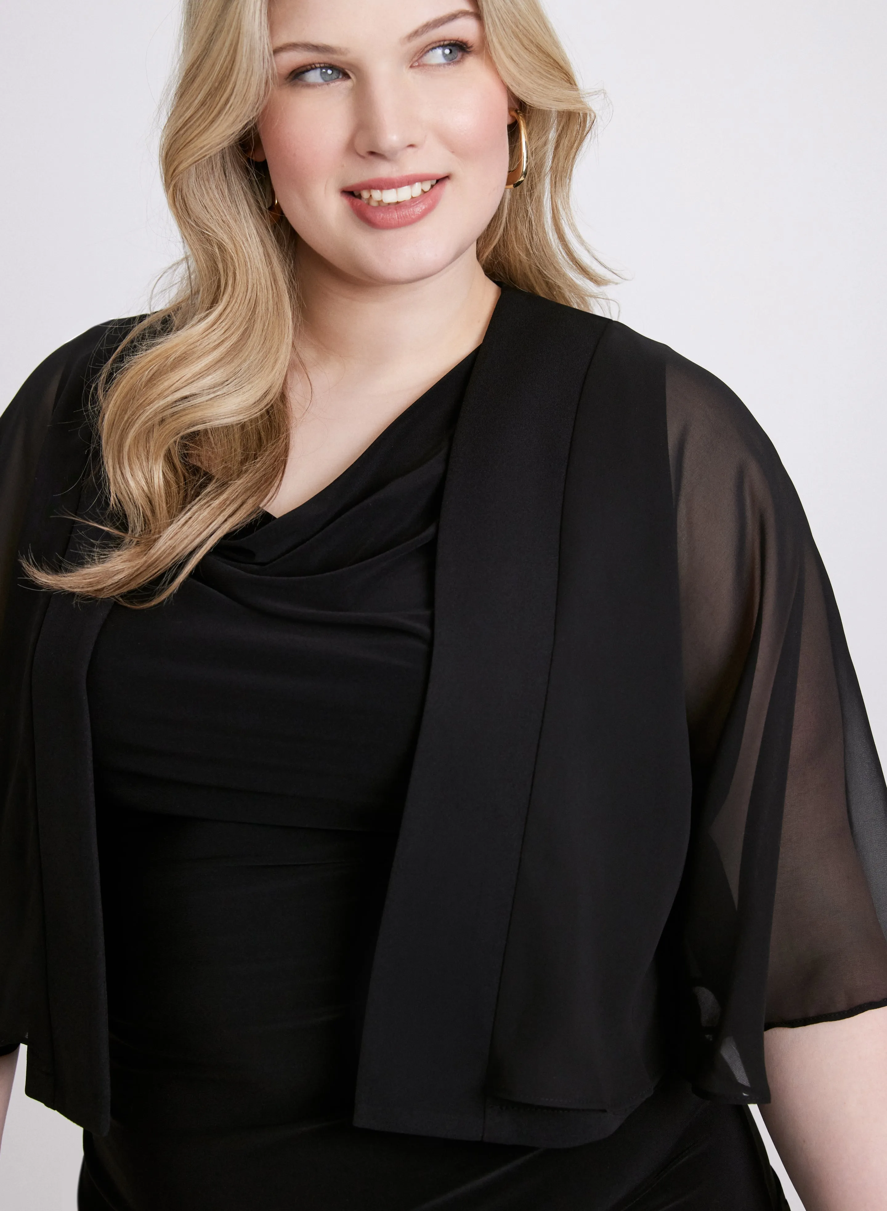 Sheer Capelet Bolero sold by Laura product image thumbnail 5