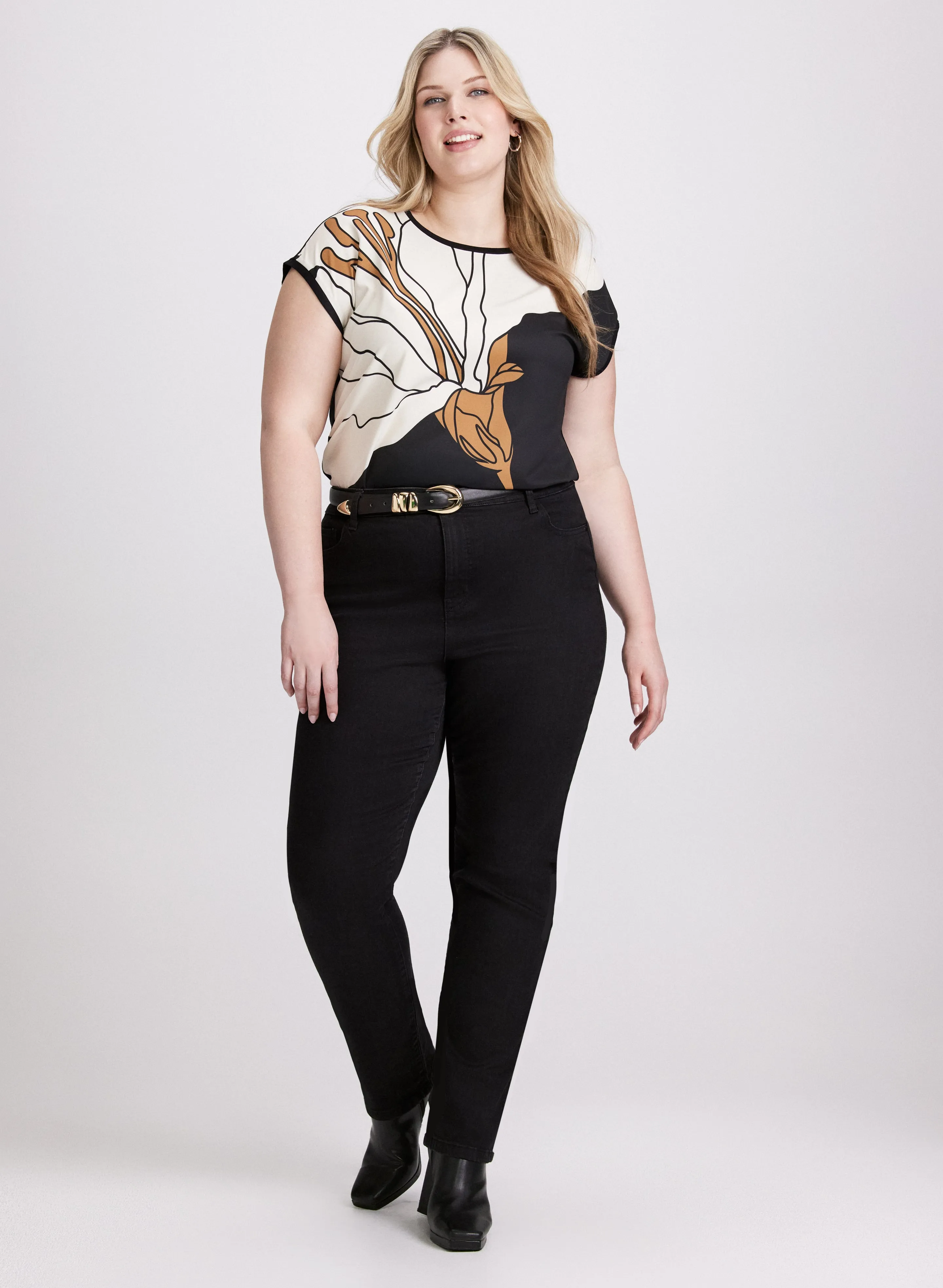 Graphic Floral Top sold by Laura product image thumbnail 4
