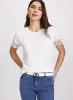 Eyelet Trim T-Shirt sold by Laura