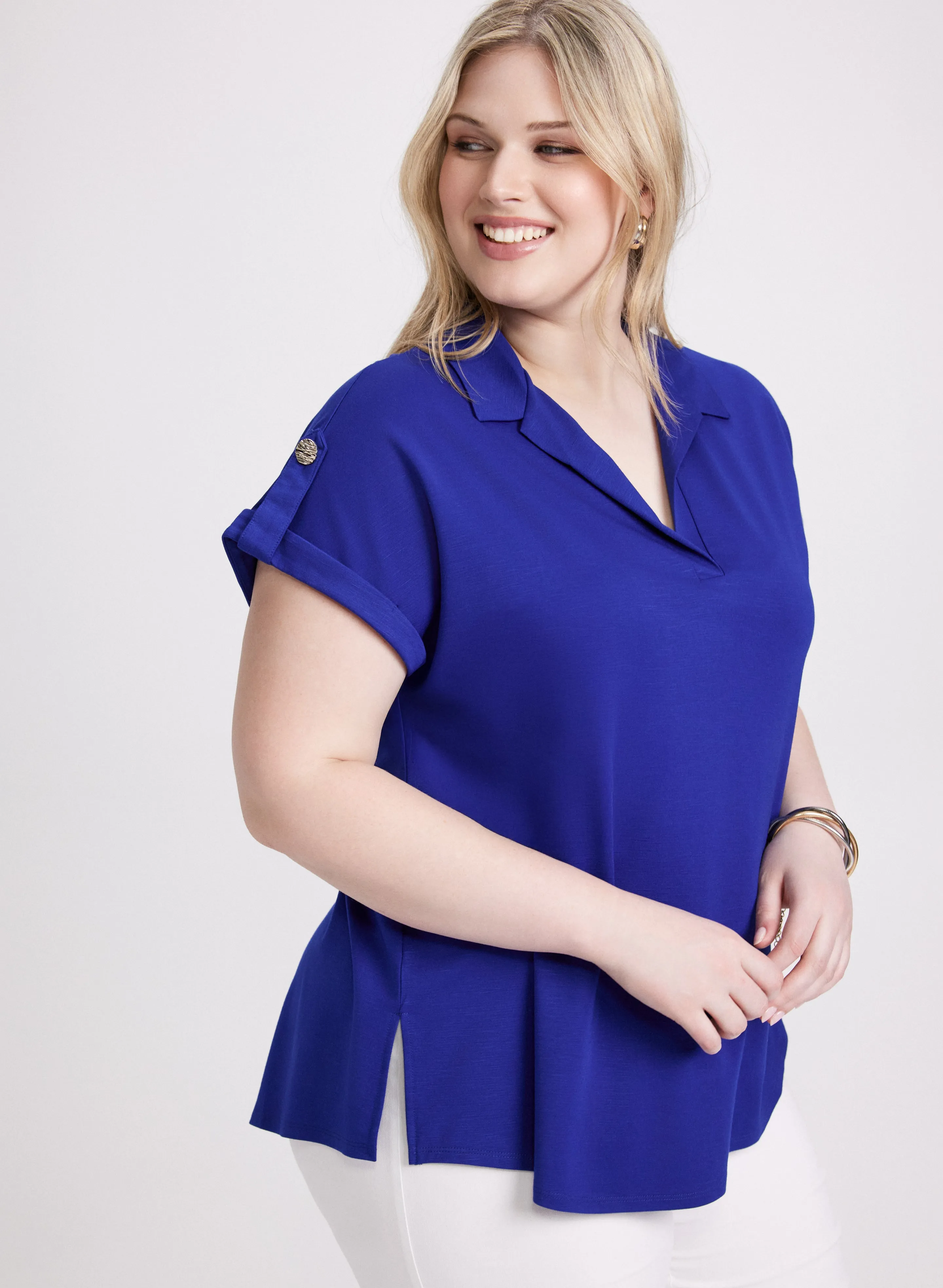 Polo Collar T-Shirt sold by Laura product image thumbnail 2