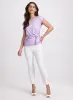 Metallic Cap Sleeve Top sold by Laura