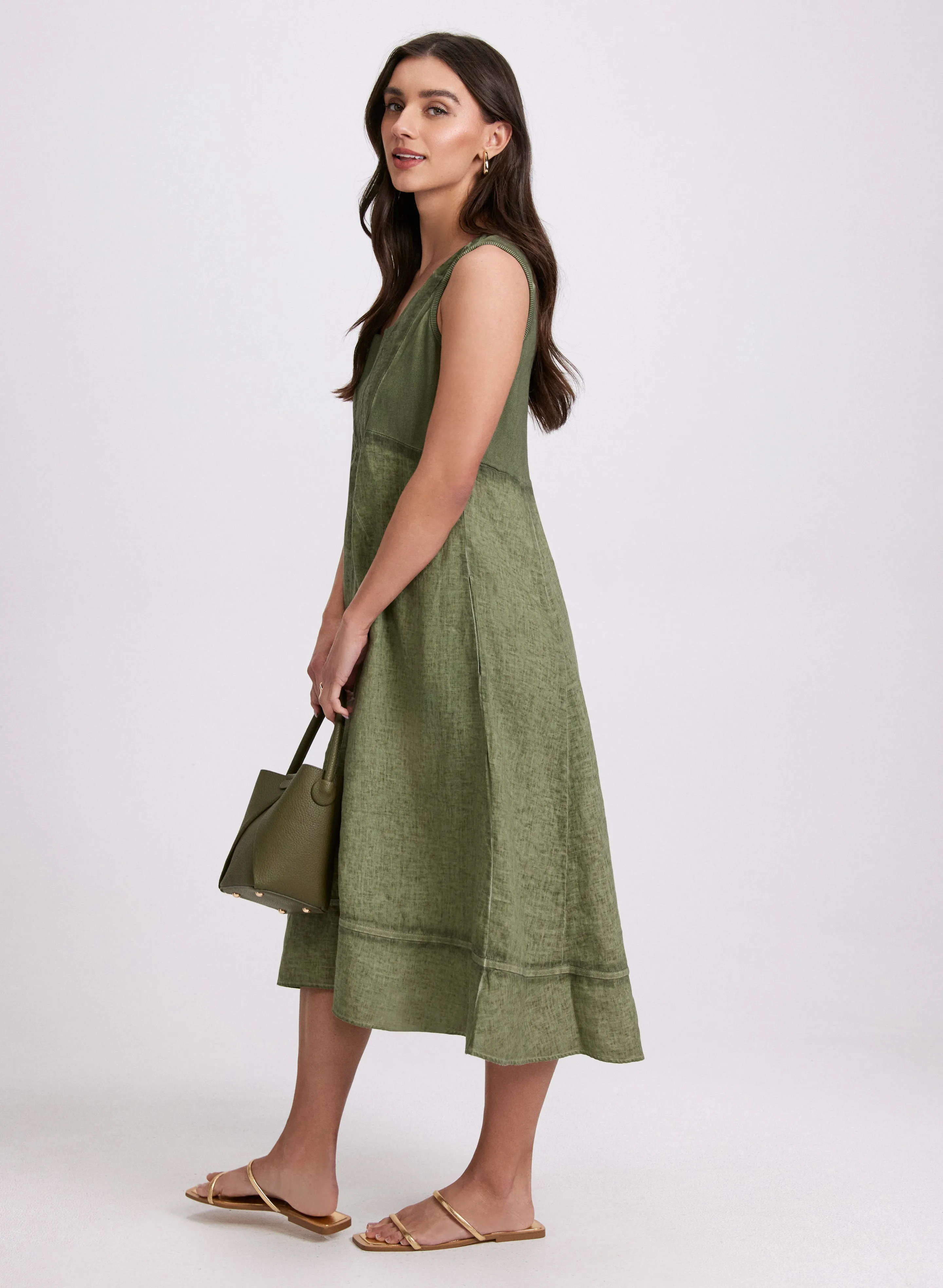 Linen Midi Dress sold by Laura product image thumbnail 3