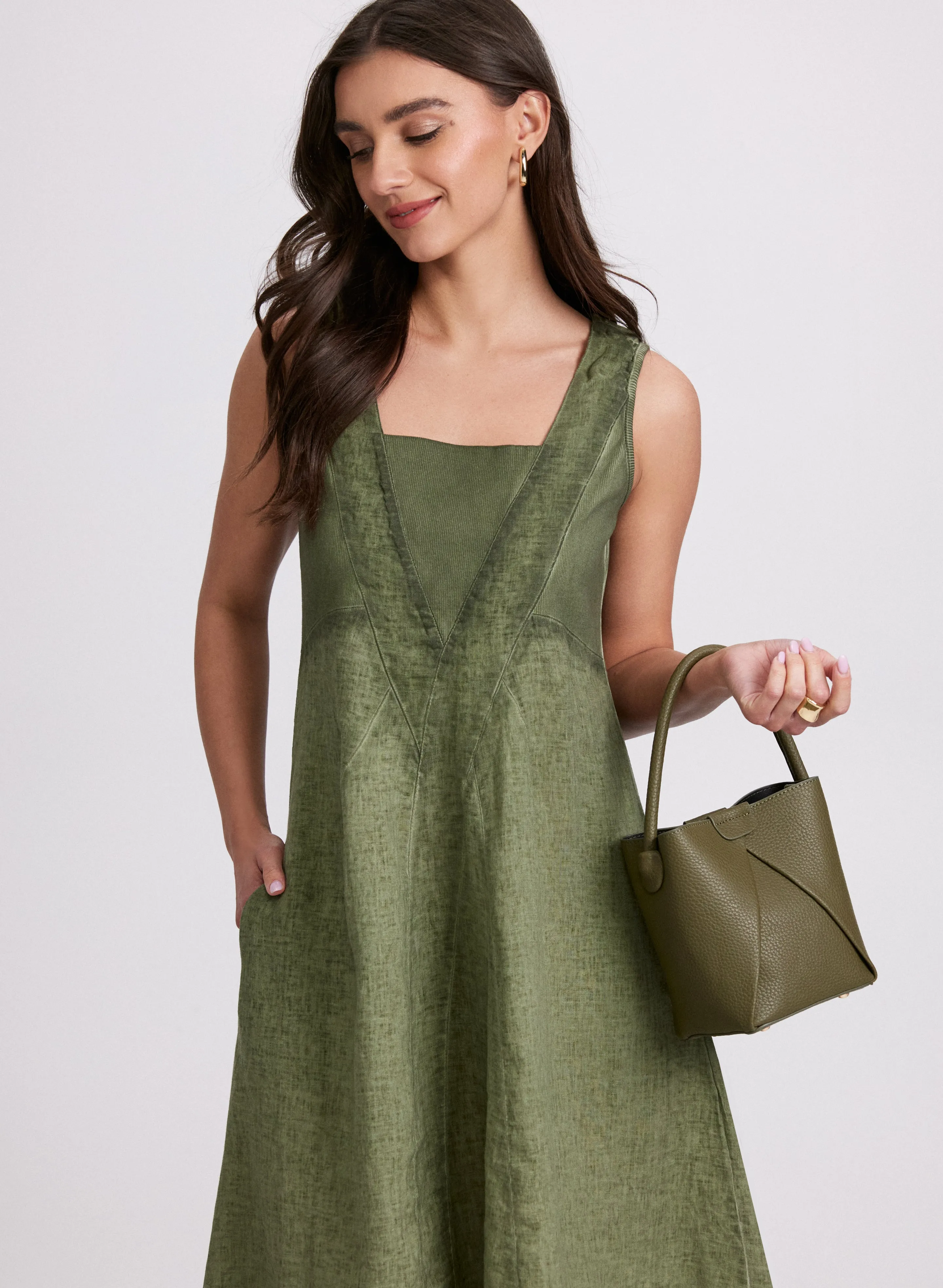 Linen Midi Dress sold by Laura product image thumbnail 4