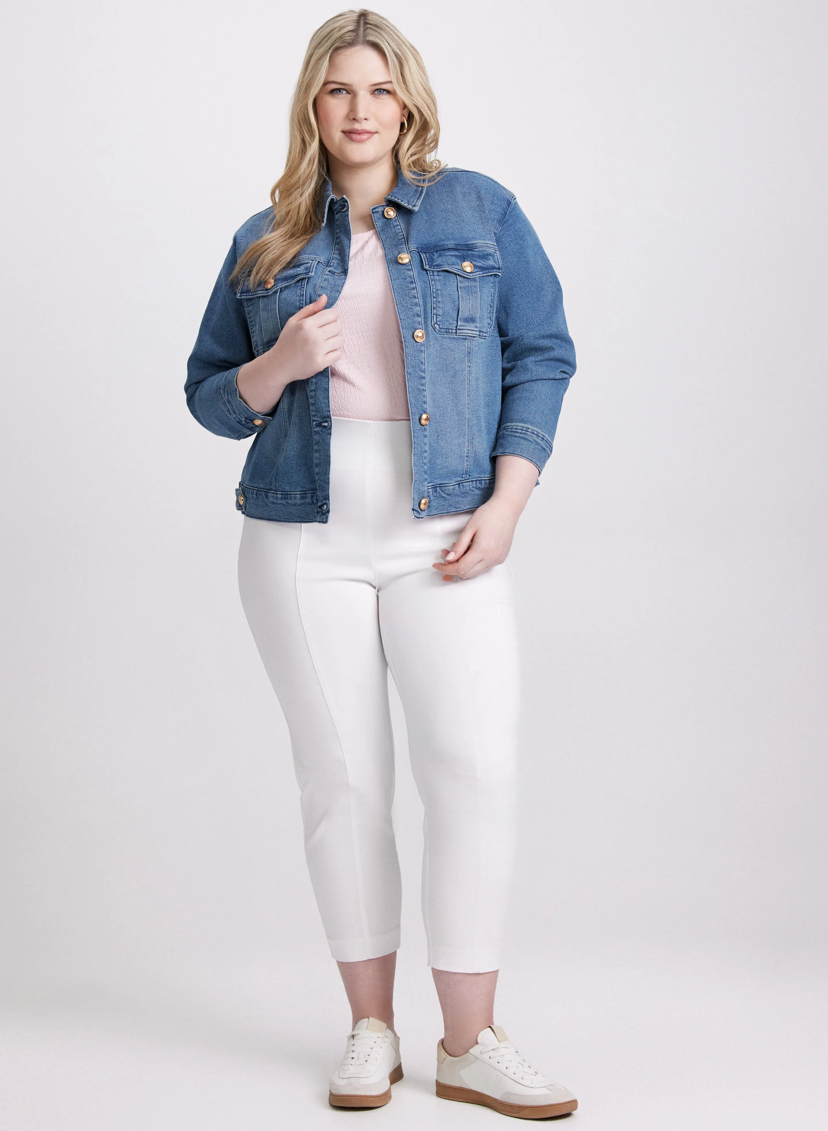 Button-Down Denim Jacket sold by Laura product image thumbnail 4