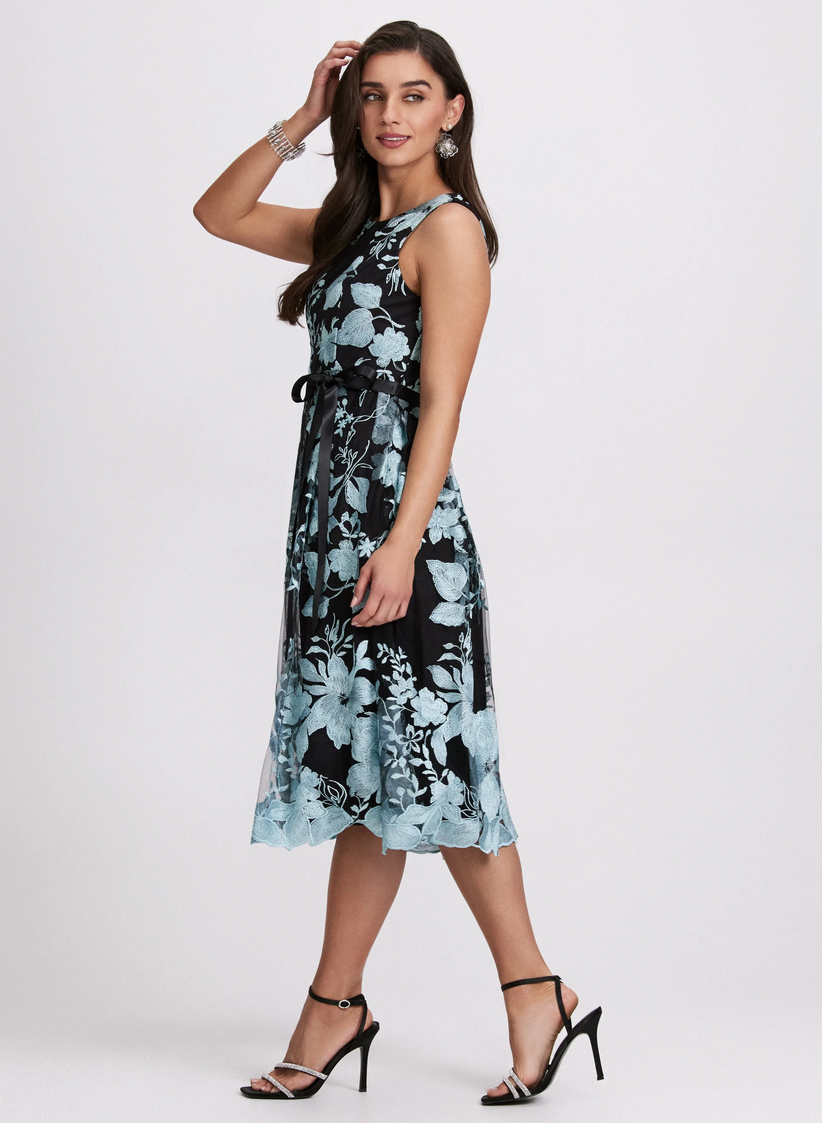 Embroidered Tulle Dress sold by Laura product image thumbnail 2