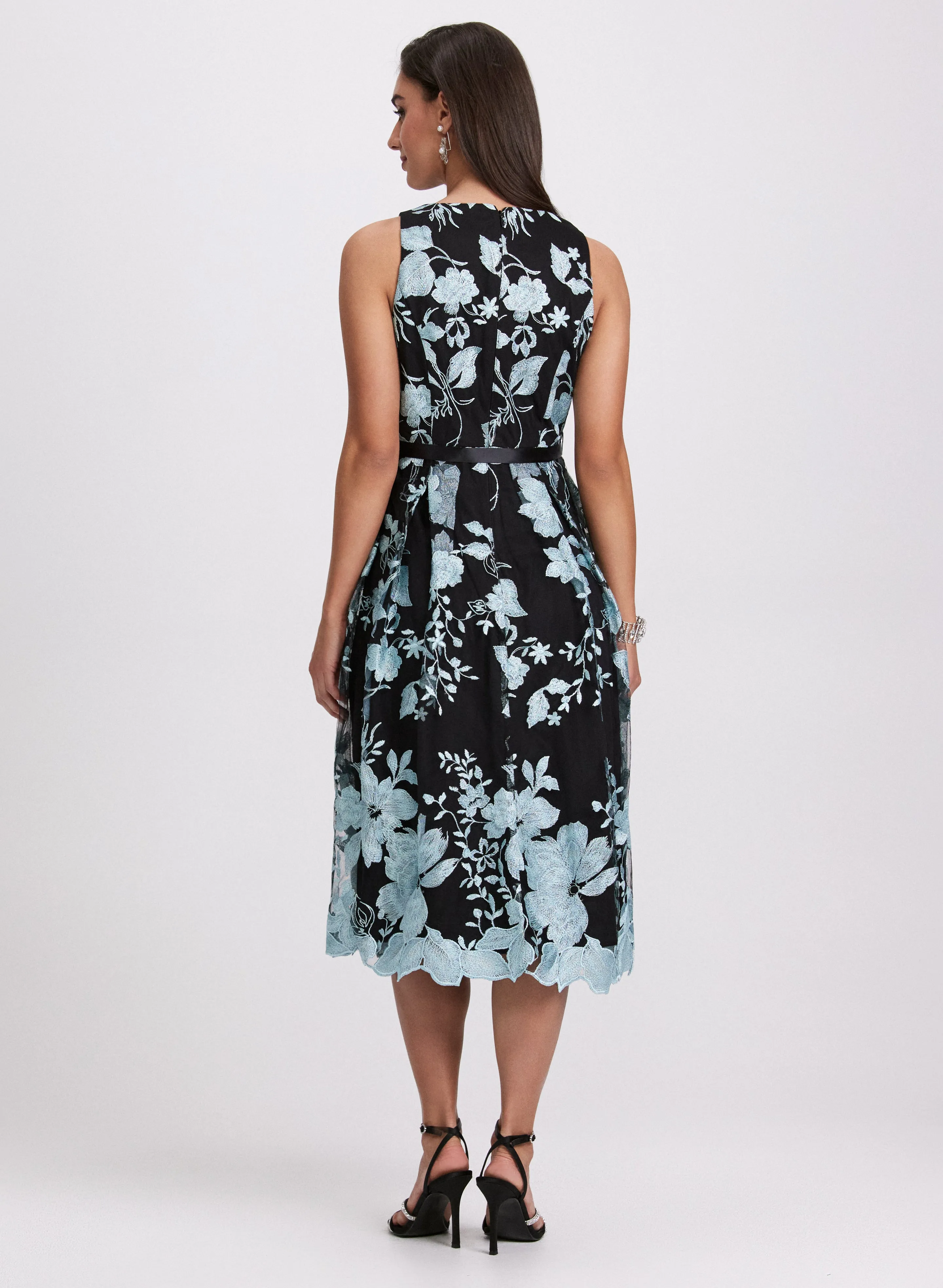 Embroidered Tulle Dress sold by Laura product image thumbnail 3