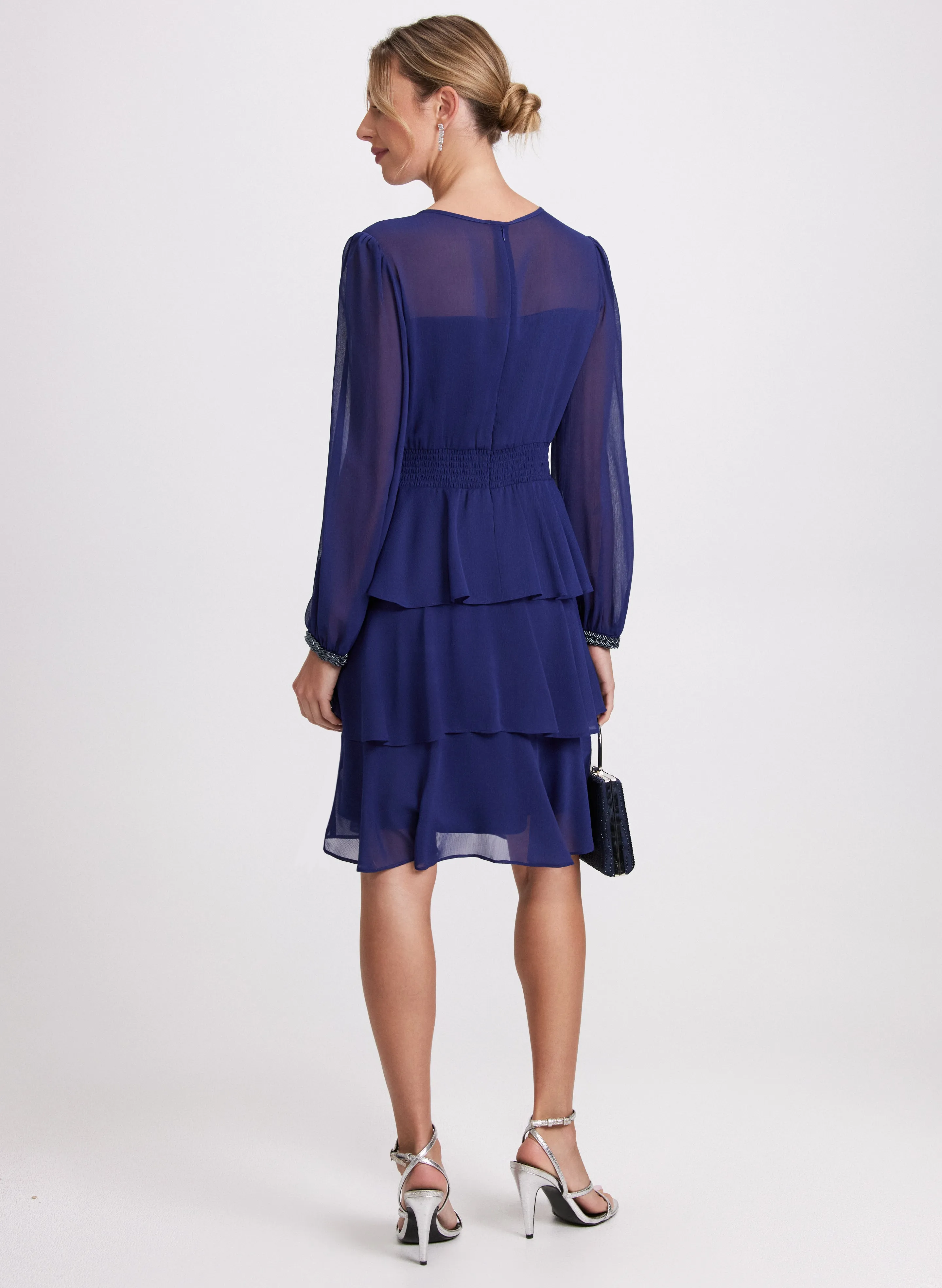 Tiered Chiffon Dress sold by Laura product image thumbnail 4