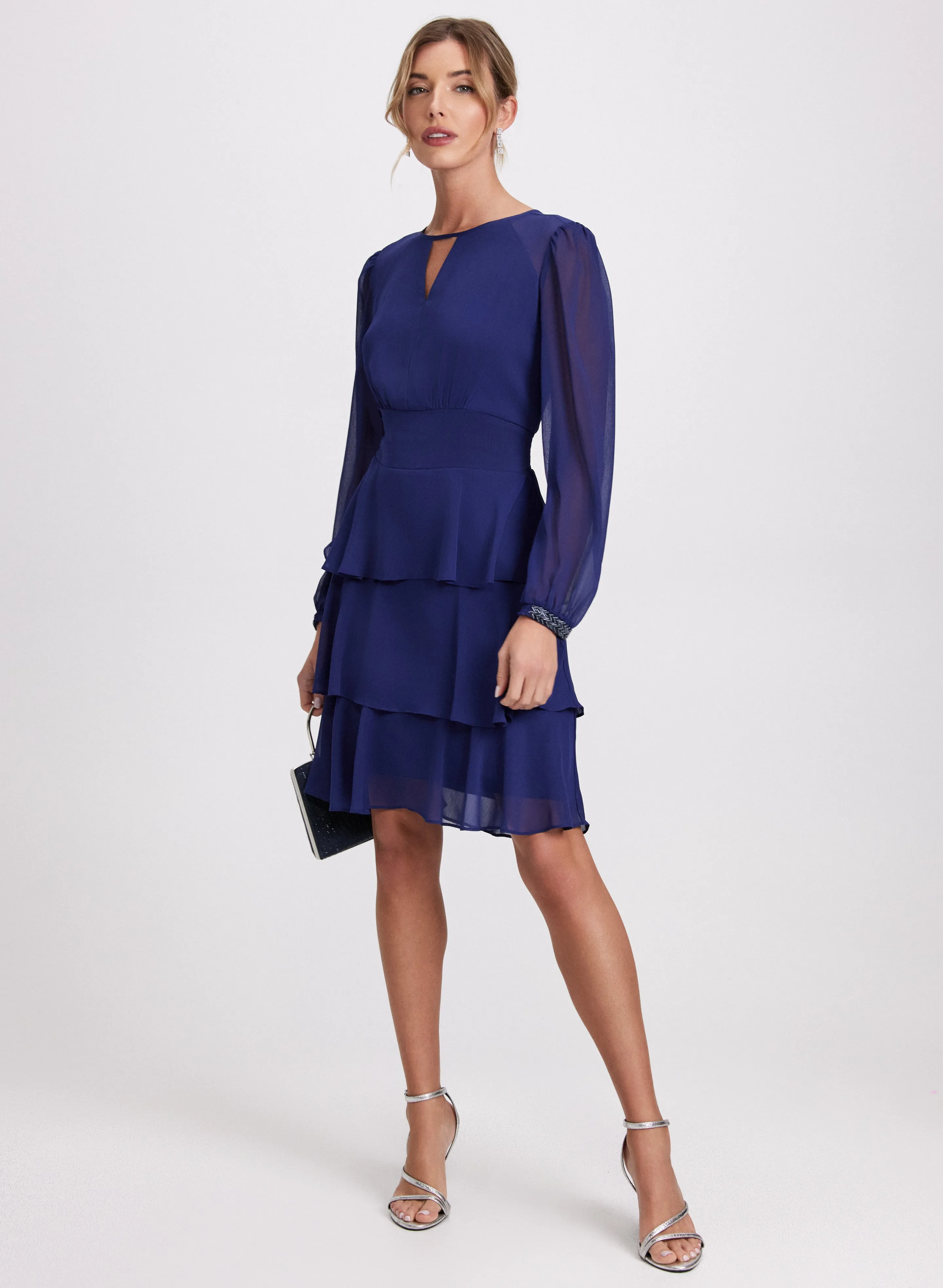 Tiered Chiffon Dress sold by Laura