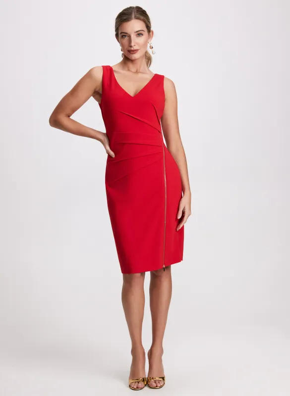 Double V-Neck Sheath Dress sold by Laura