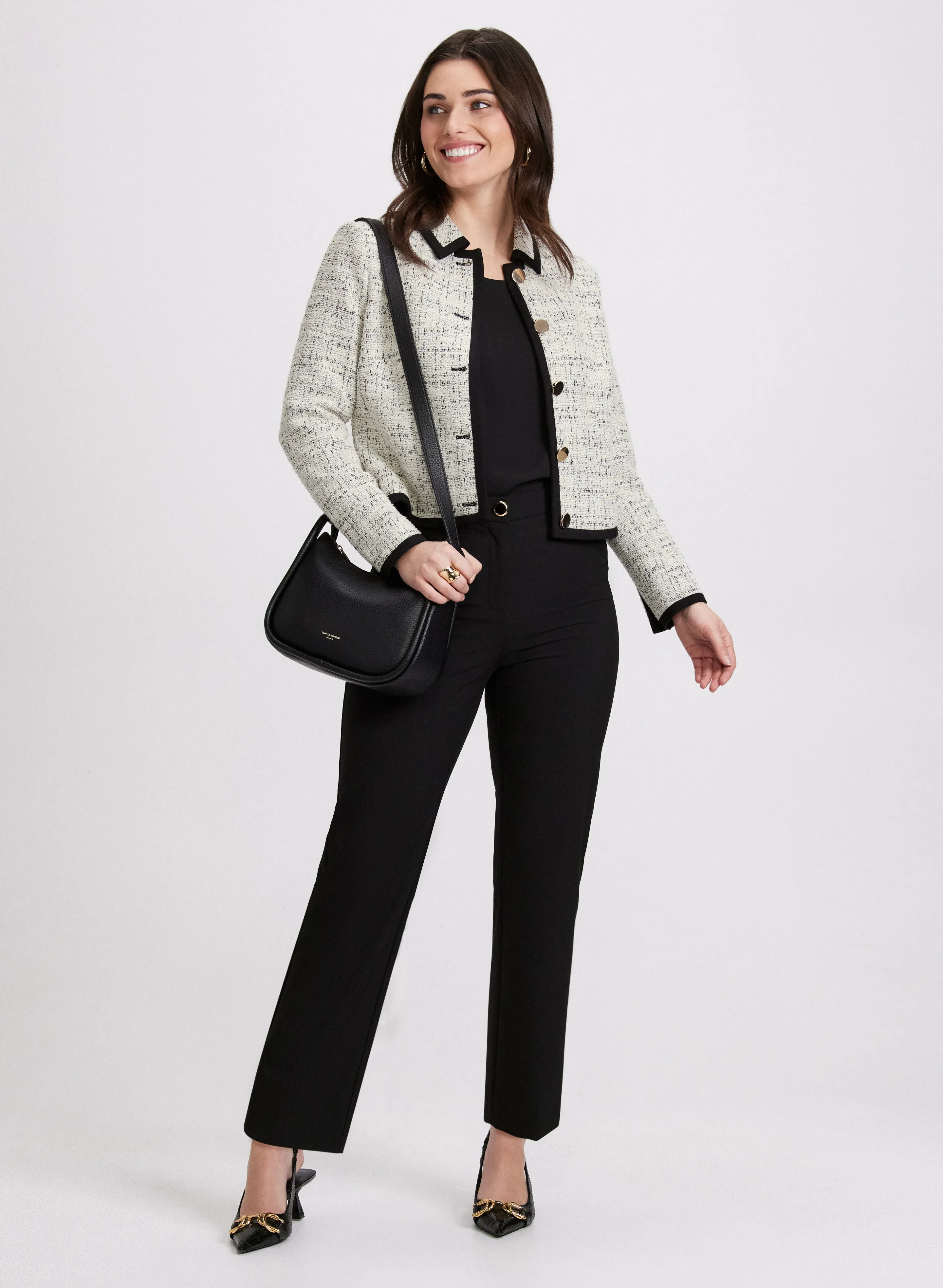 Contrast Tweed Jacket sold by Laura product image thumbnail 4