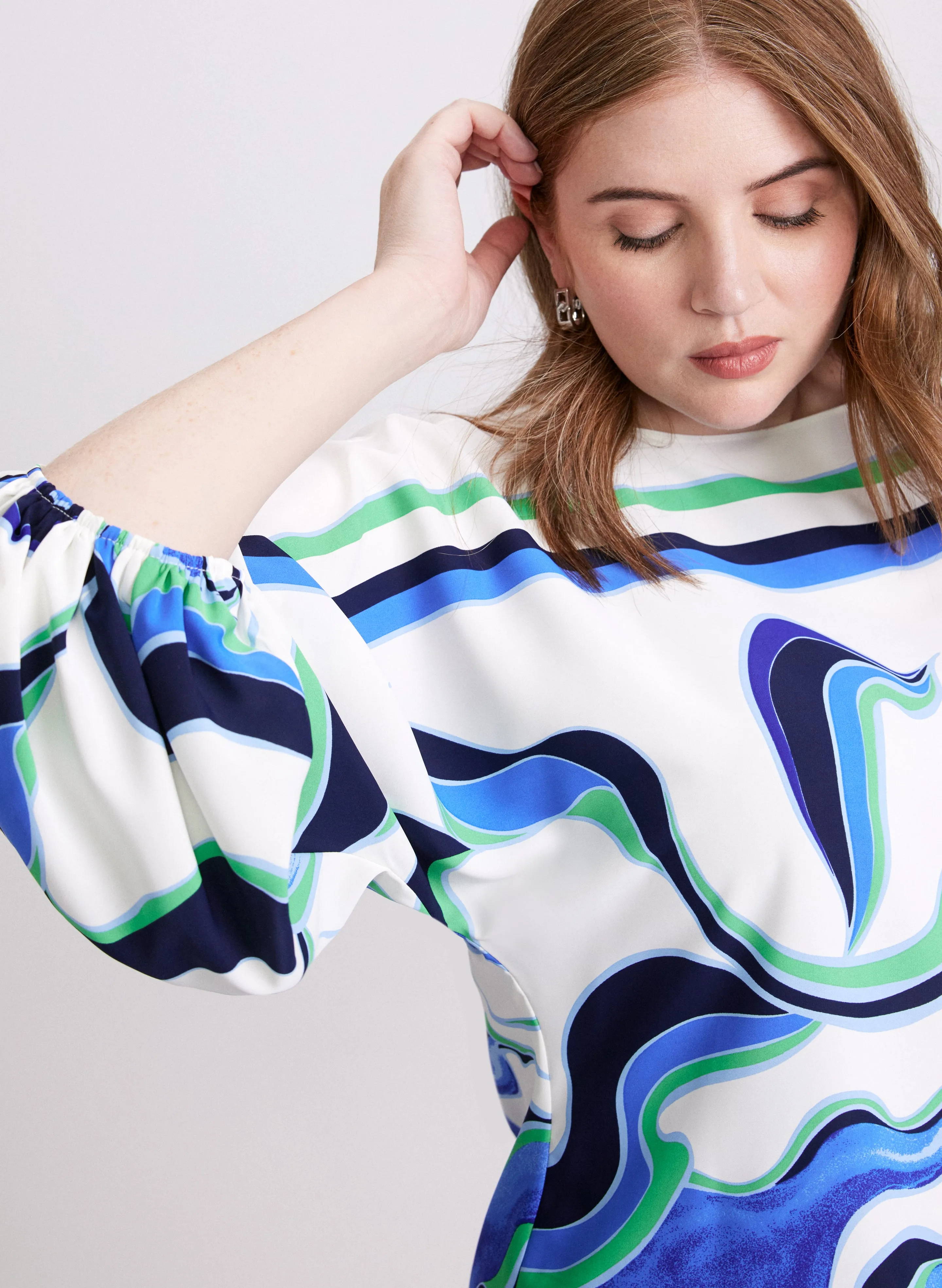Joseph Ribkoff - Abstract Print Blouse sold by Laura product image thumbnail 2