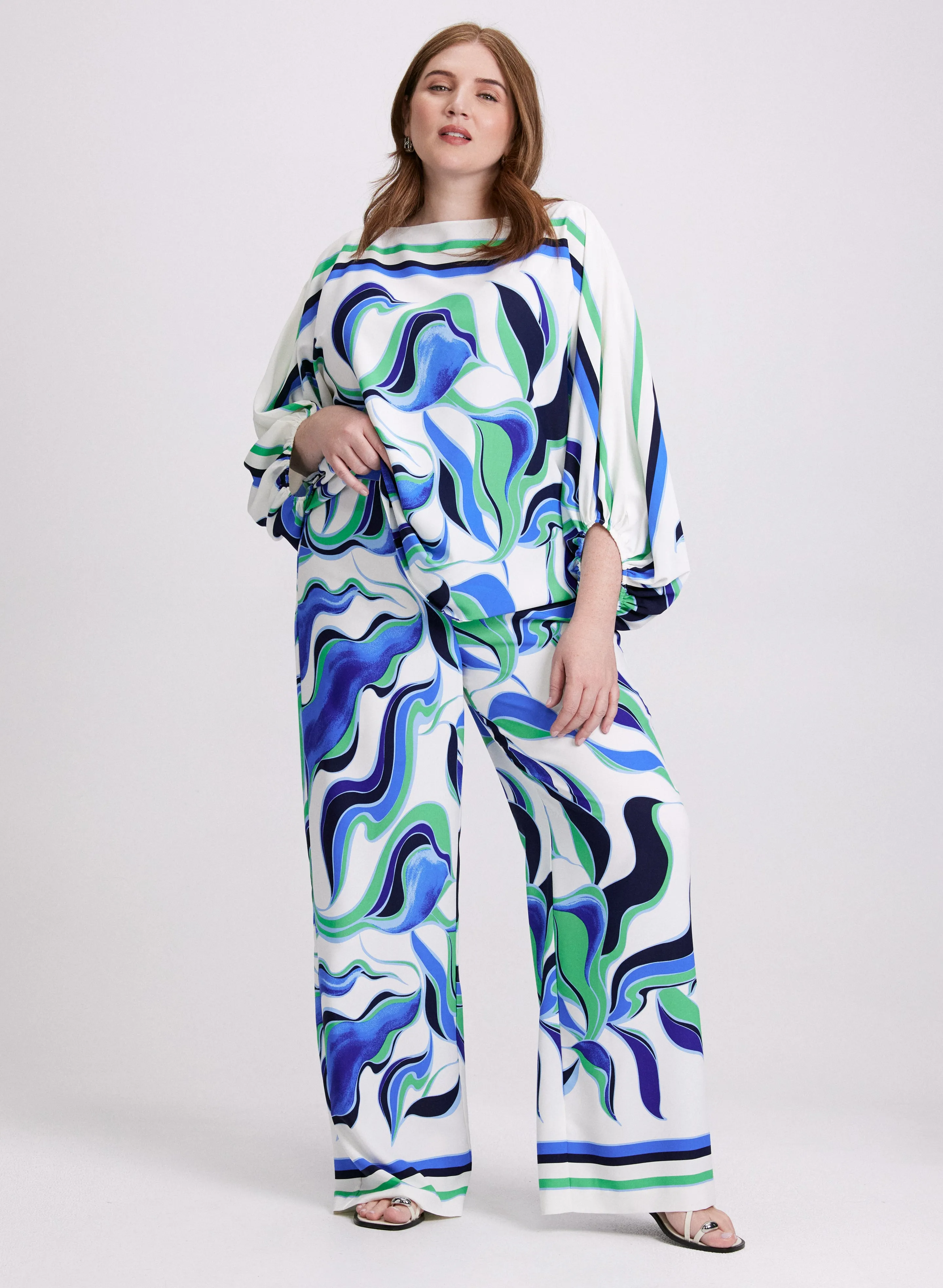 Joseph Ribkoff - Abstract Print Blouse sold by Laura product image thumbnail 3