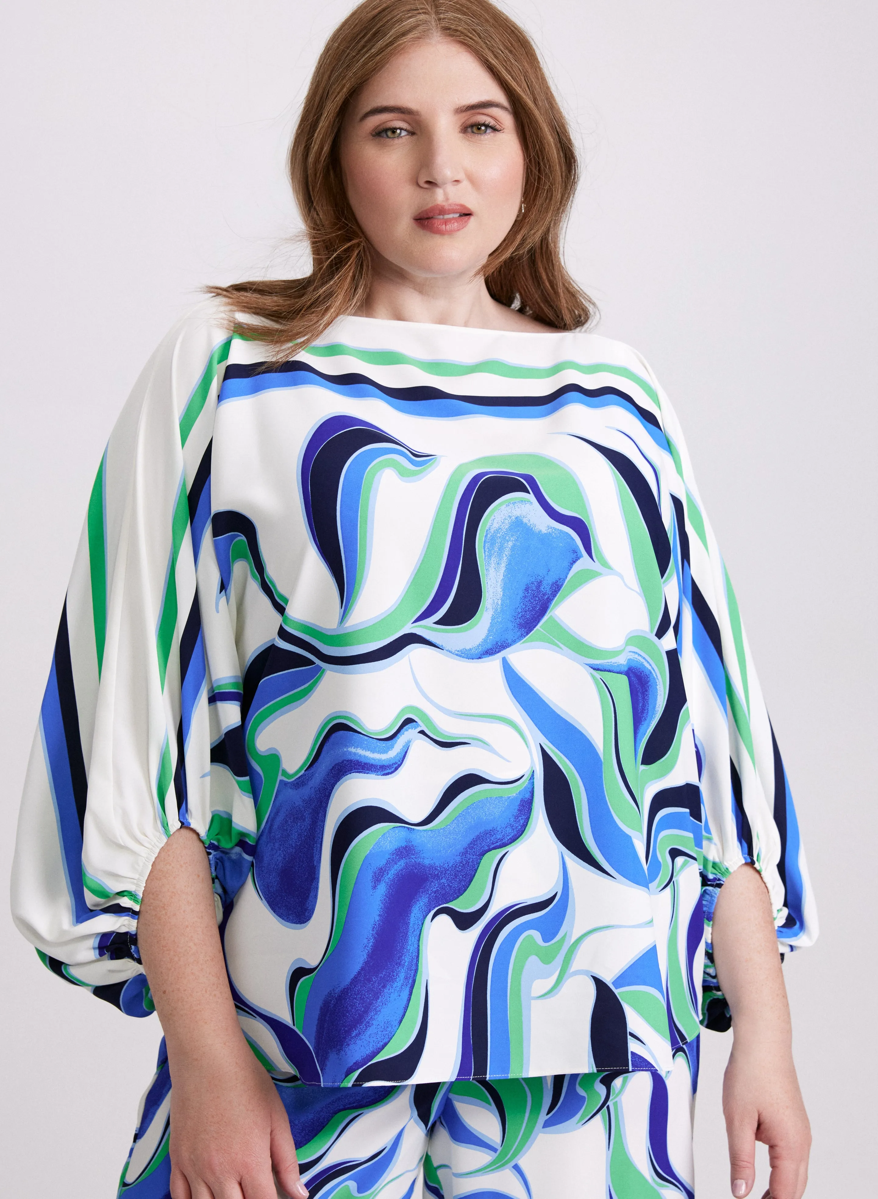 Joseph Ribkoff - Abstract Print Blouse sold by Laura