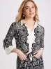 Paisley Placement Print Blouse sold by Laura