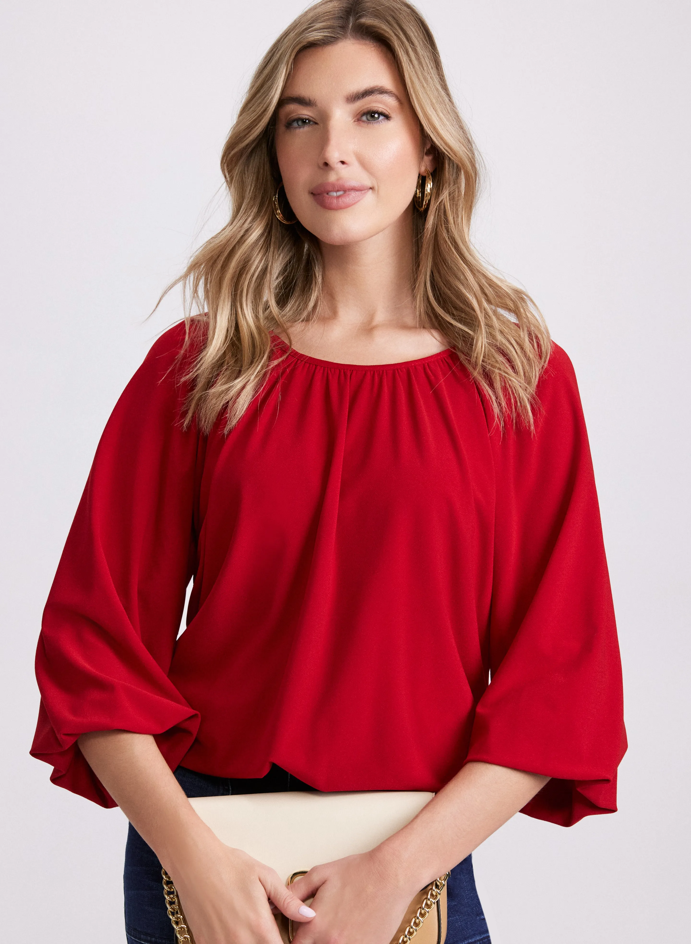 Balloon Sleeve Top sold by Laura product image thumbnail 2