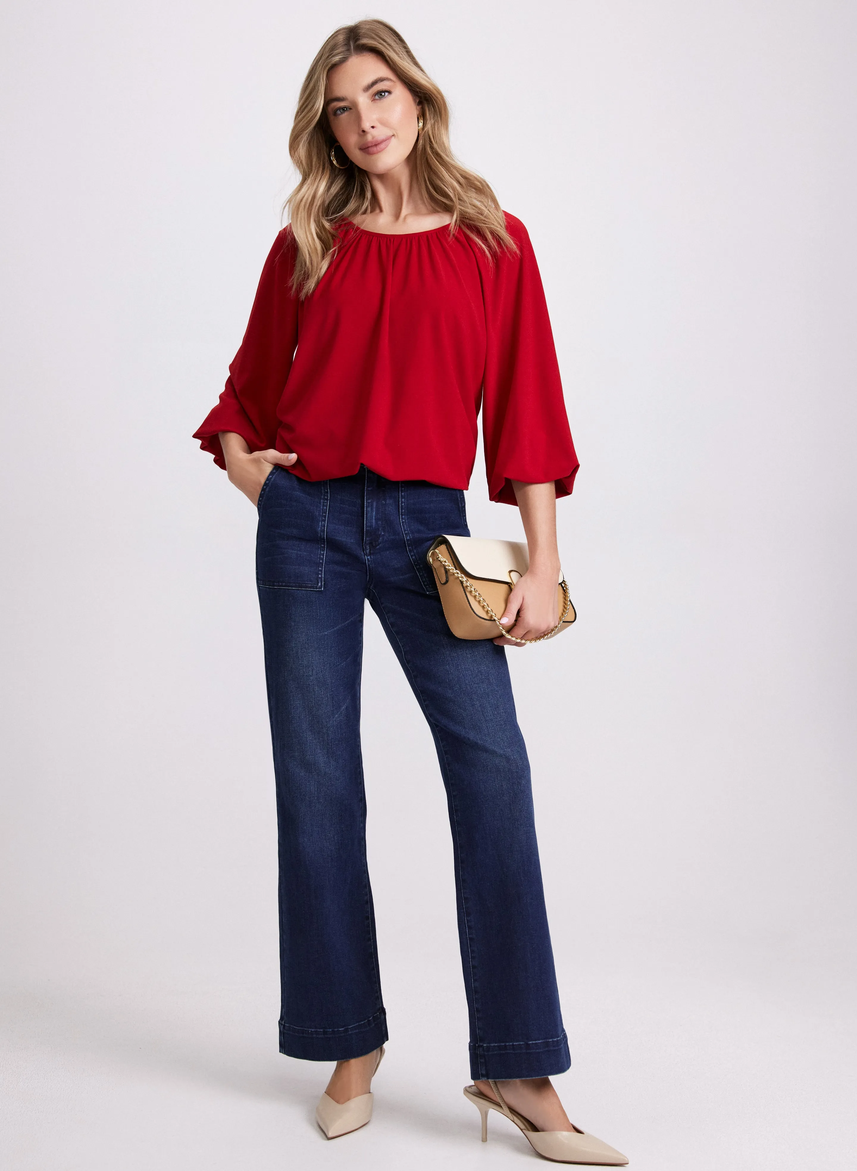 Balloon Sleeve Top sold by Laura product image thumbnail 3