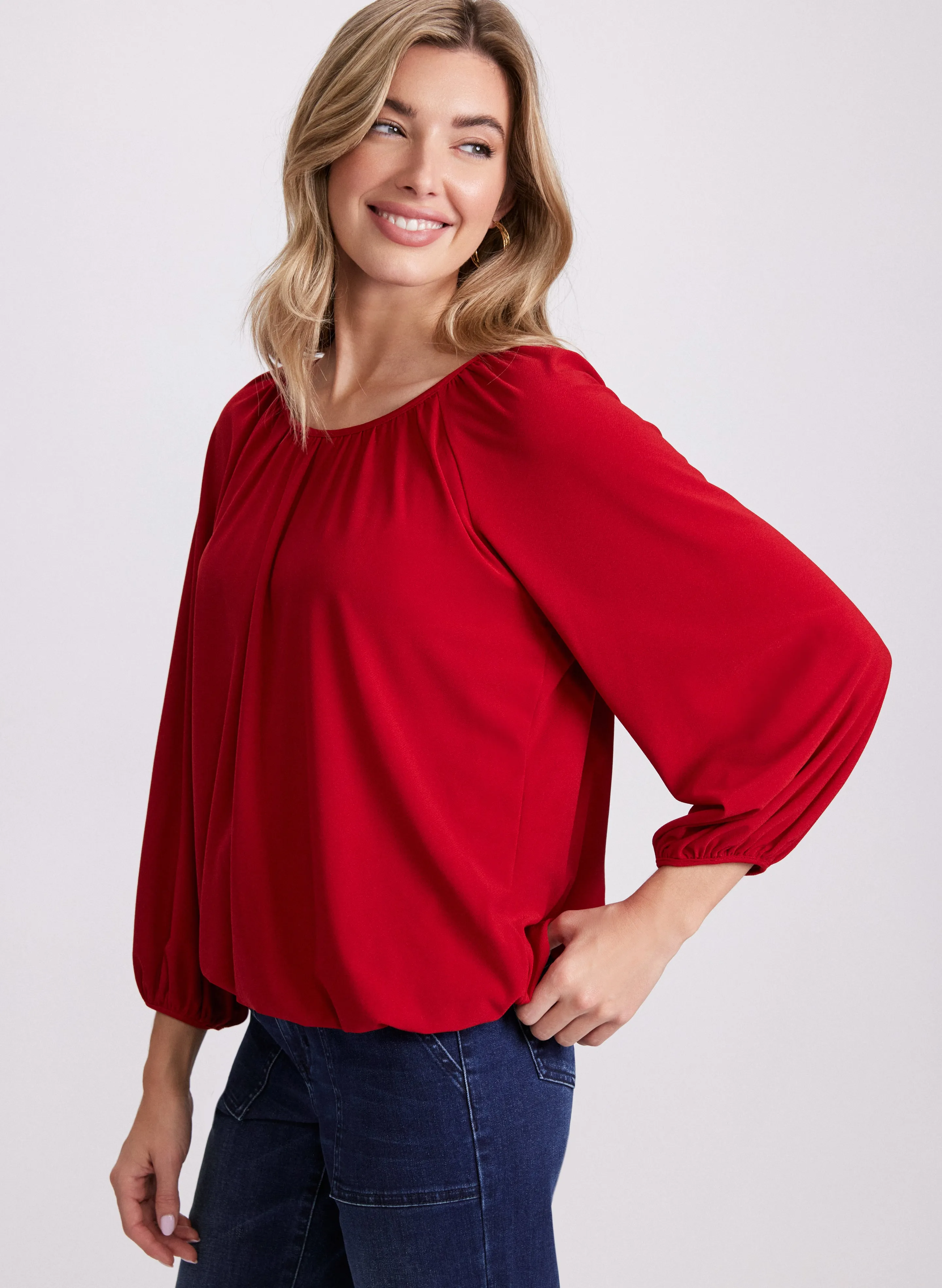 Balloon Sleeve Top sold by Laura