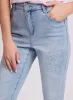Sketch Floral Straight-Leg Jeans sold by Laura