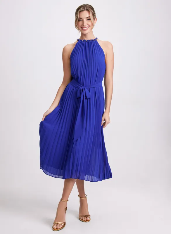 Chain Link Halter Neck Dress sold by Laura