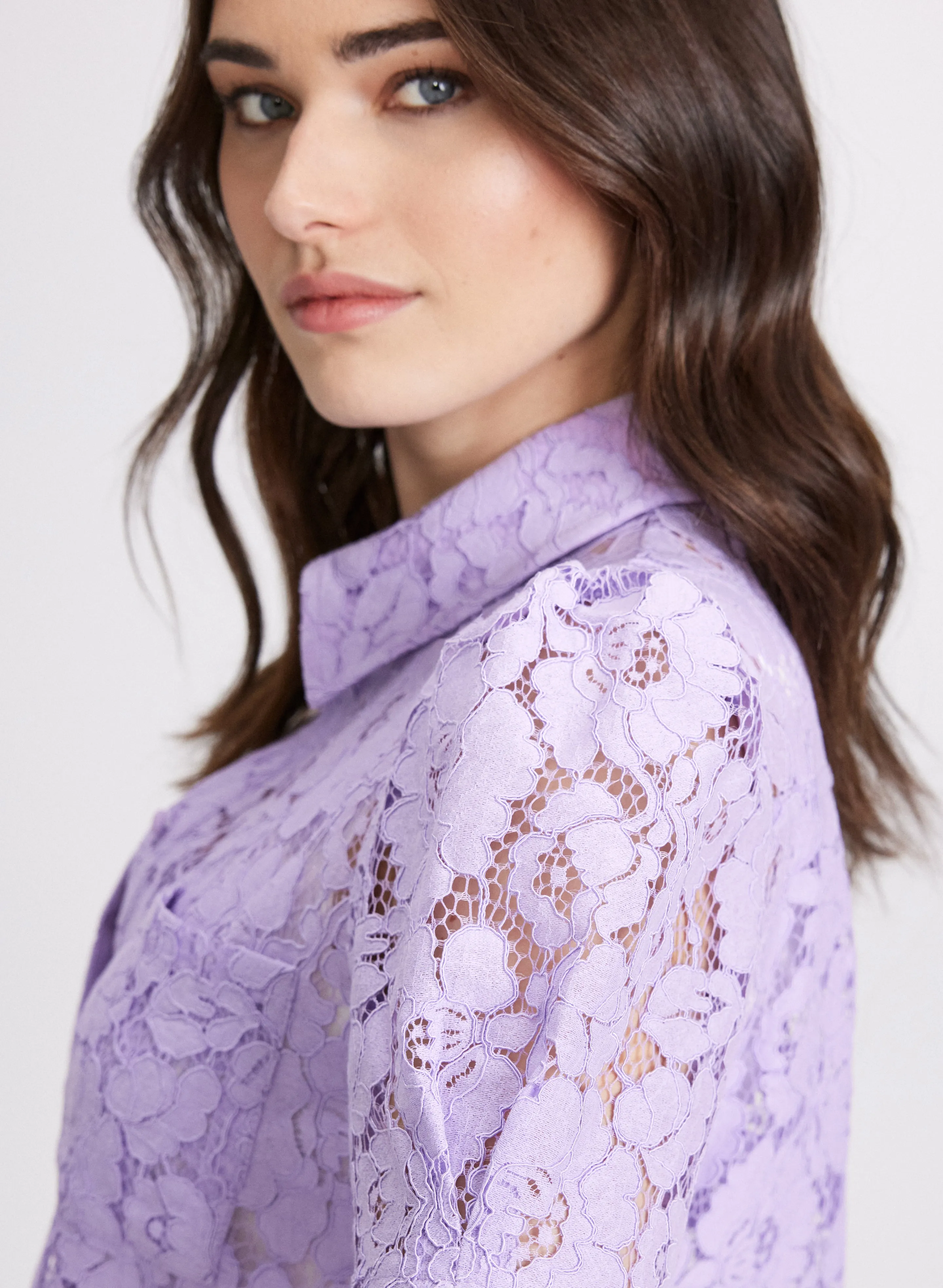 Lace Button Blouse sold by Laura product image thumbnail 5