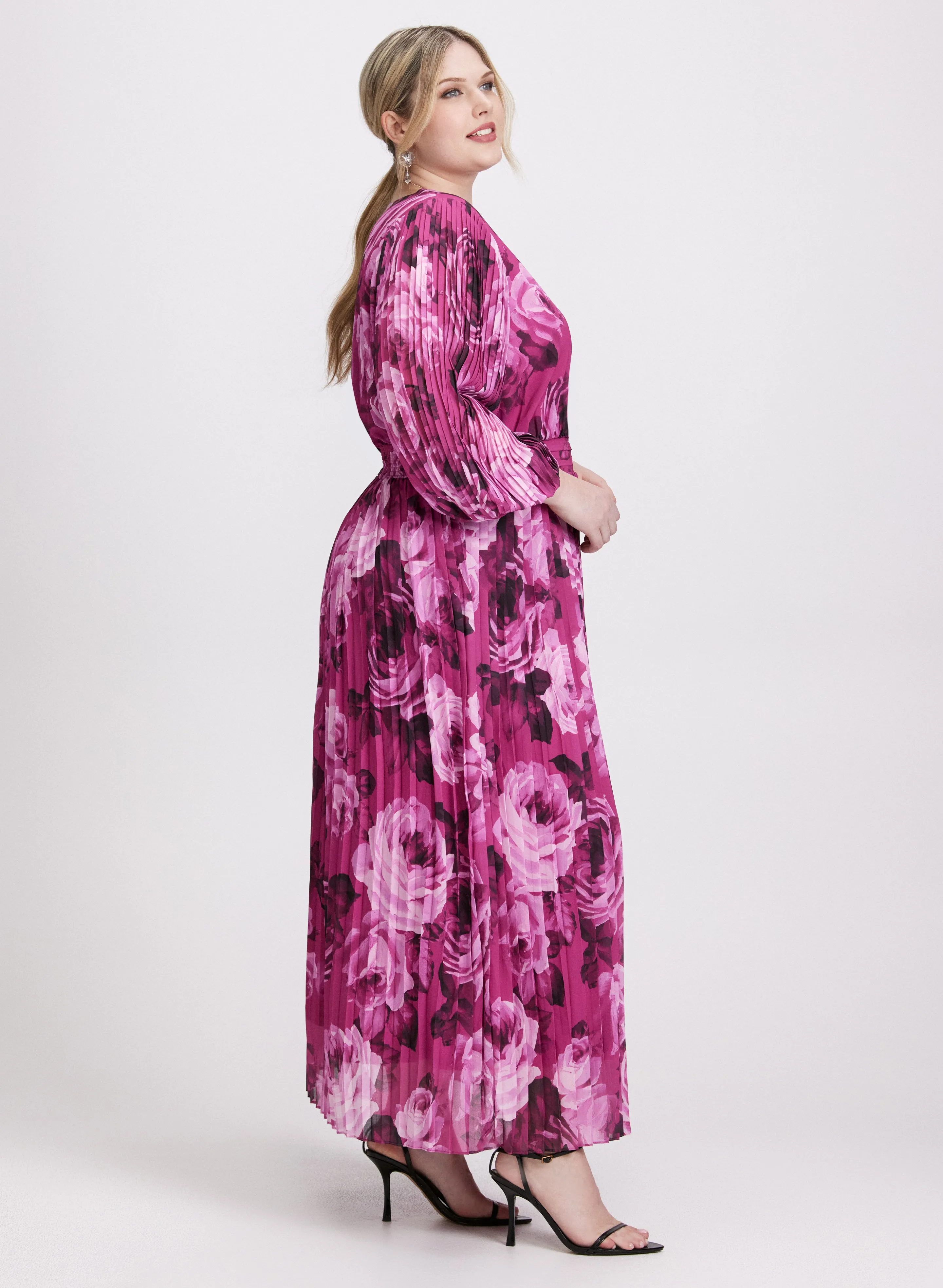 Floral Chiffon Dress sold by Laura product image thumbnail 3