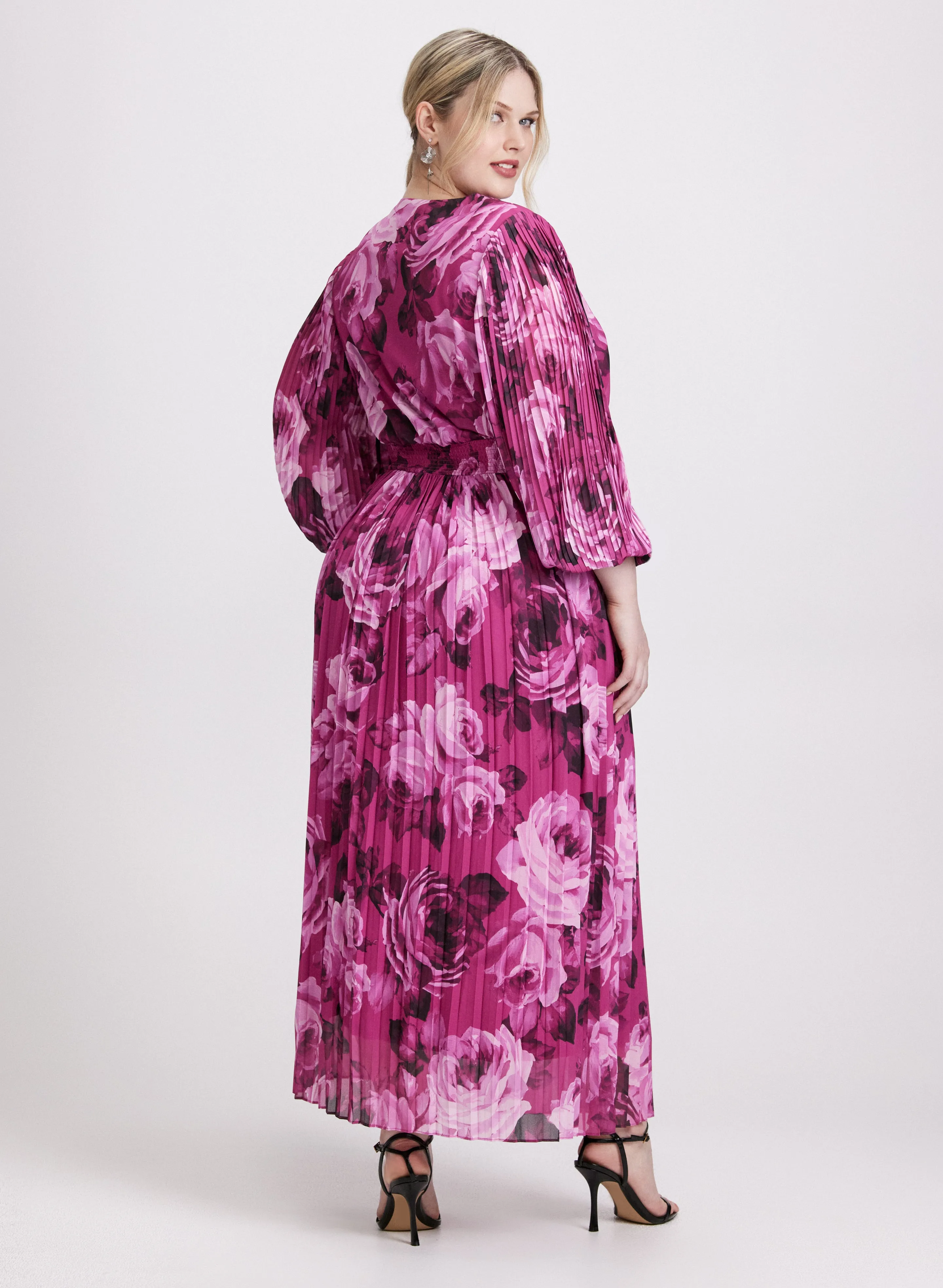 Floral Chiffon Dress sold by Laura product image thumbnail 4