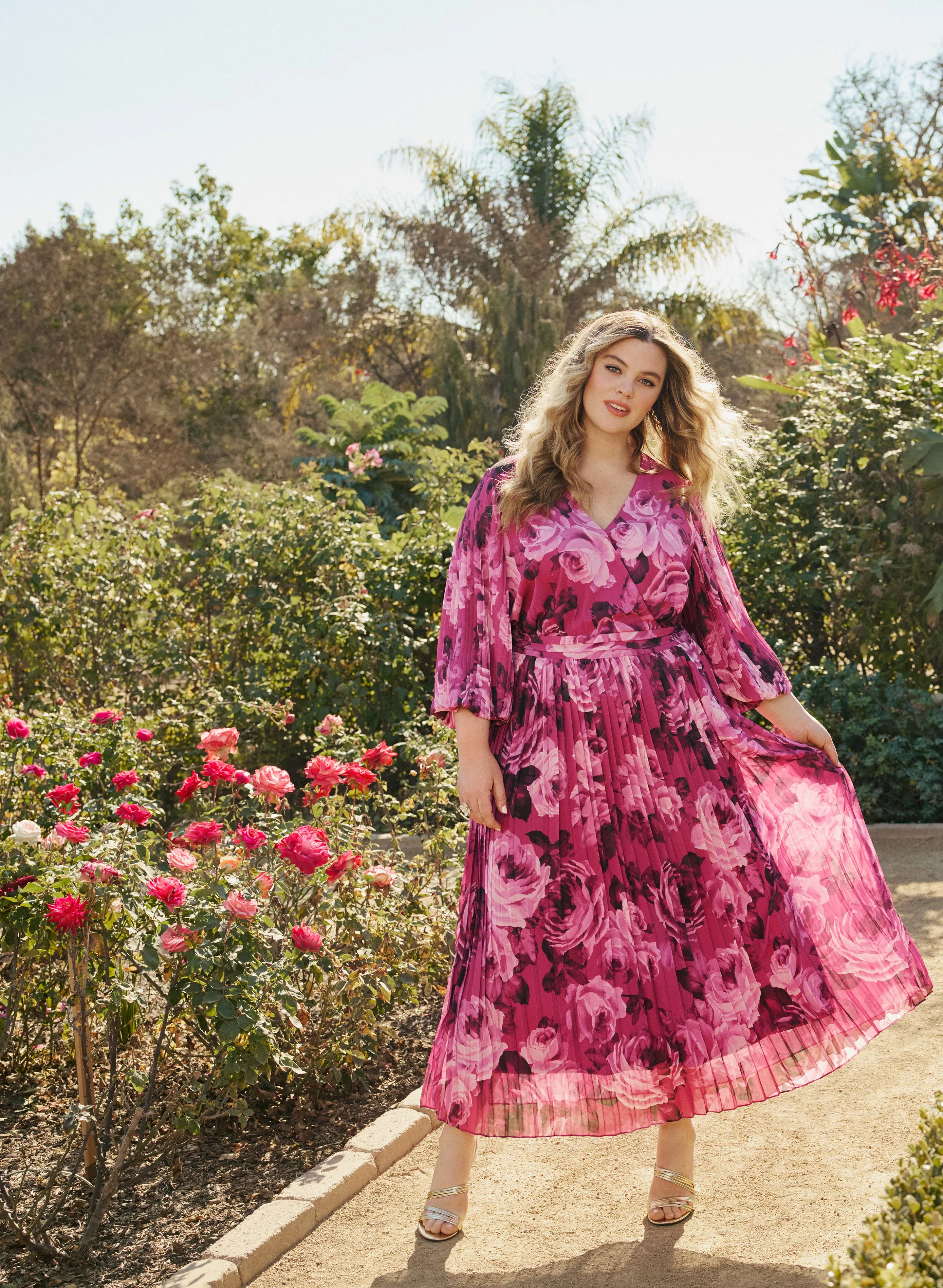 Floral Chiffon Dress sold by Laura product image thumbnail 2