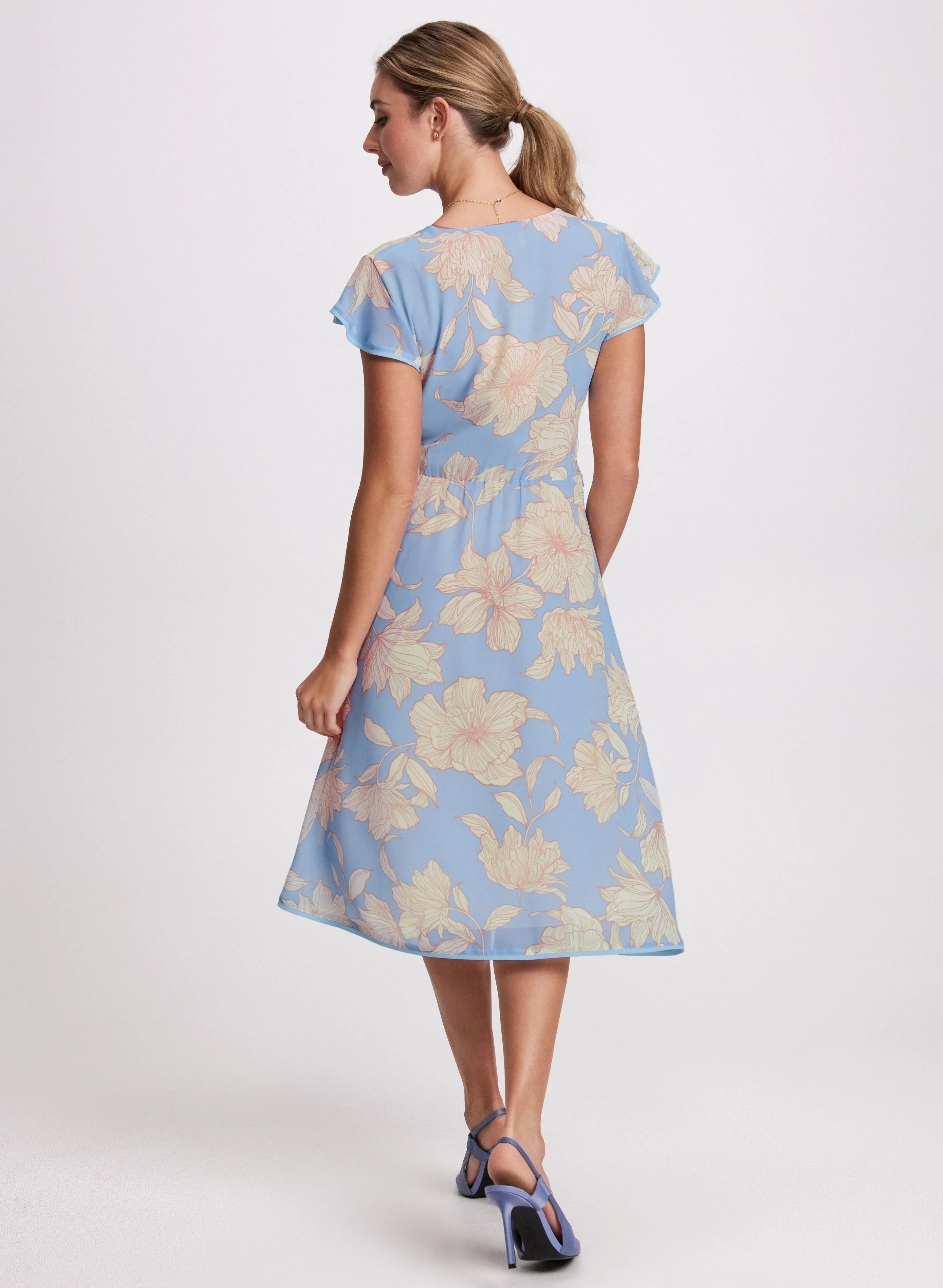 Belted Floral Dress sold by Laura product image thumbnail 3