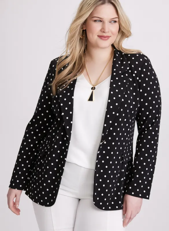 Joseph Ribkoff - Polka Dot Jacket sold by Laura