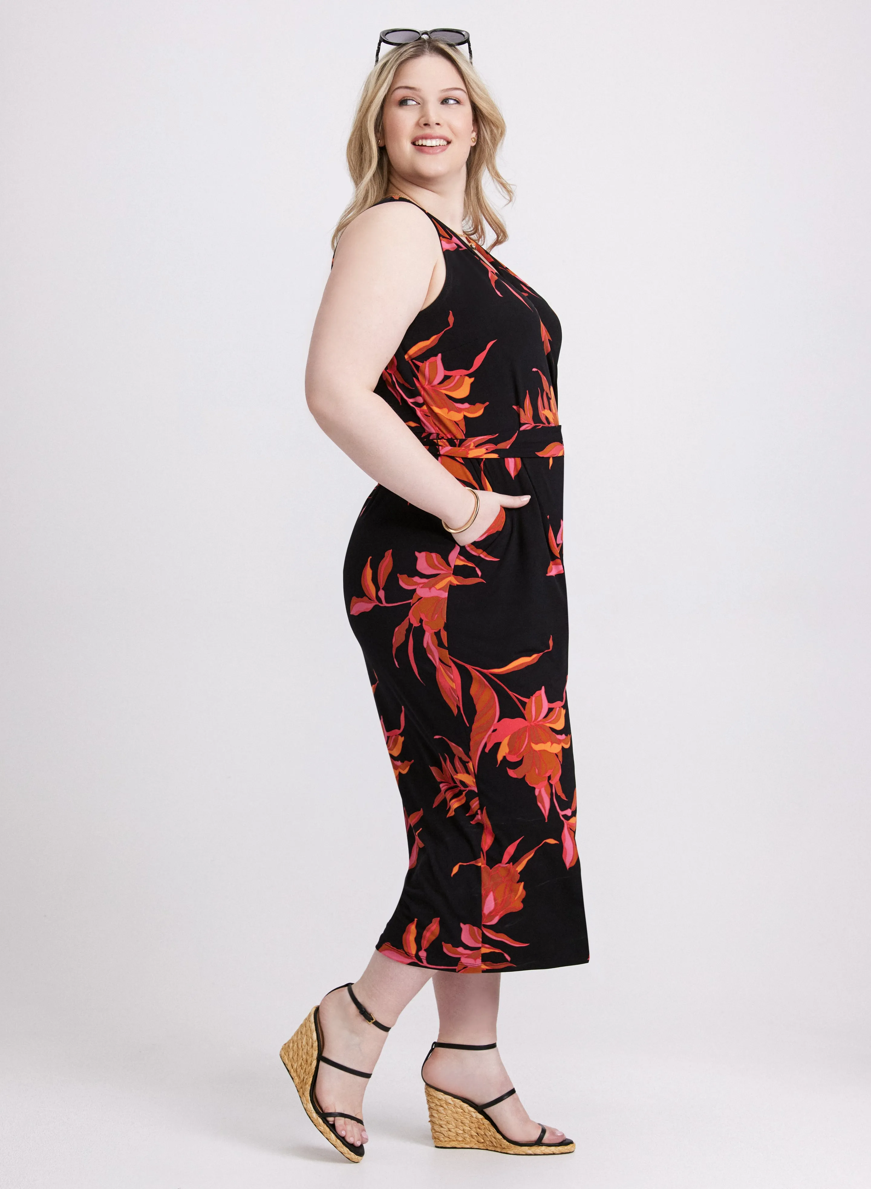 Tropical Print Jumpsuit sold by Laura product image thumbnail 2