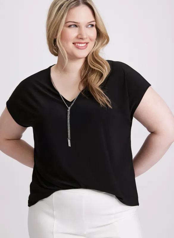 Tassel Necklace Top sold by Laura