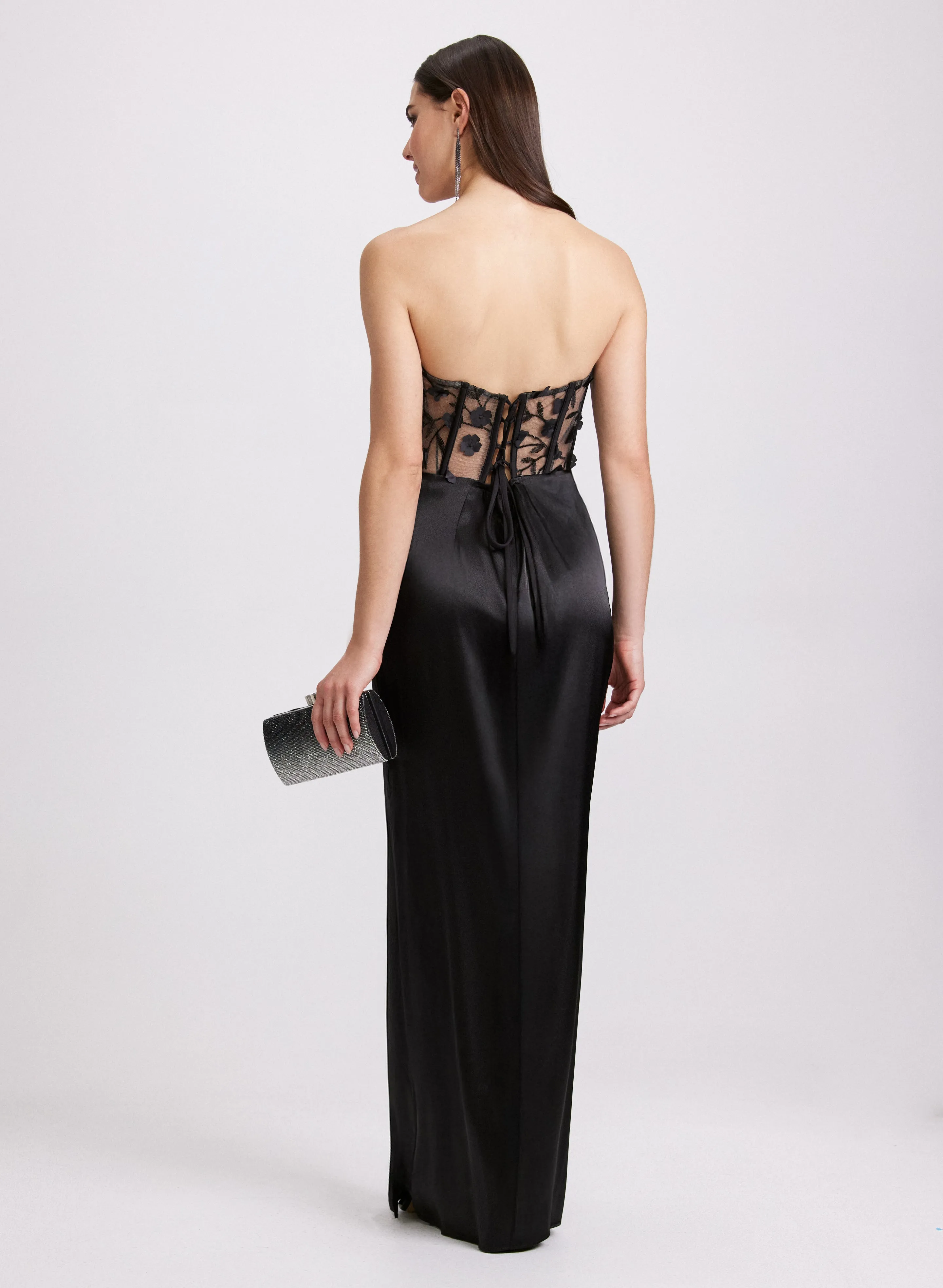 Satin Corset Dress sold by Laura product image thumbnail 3