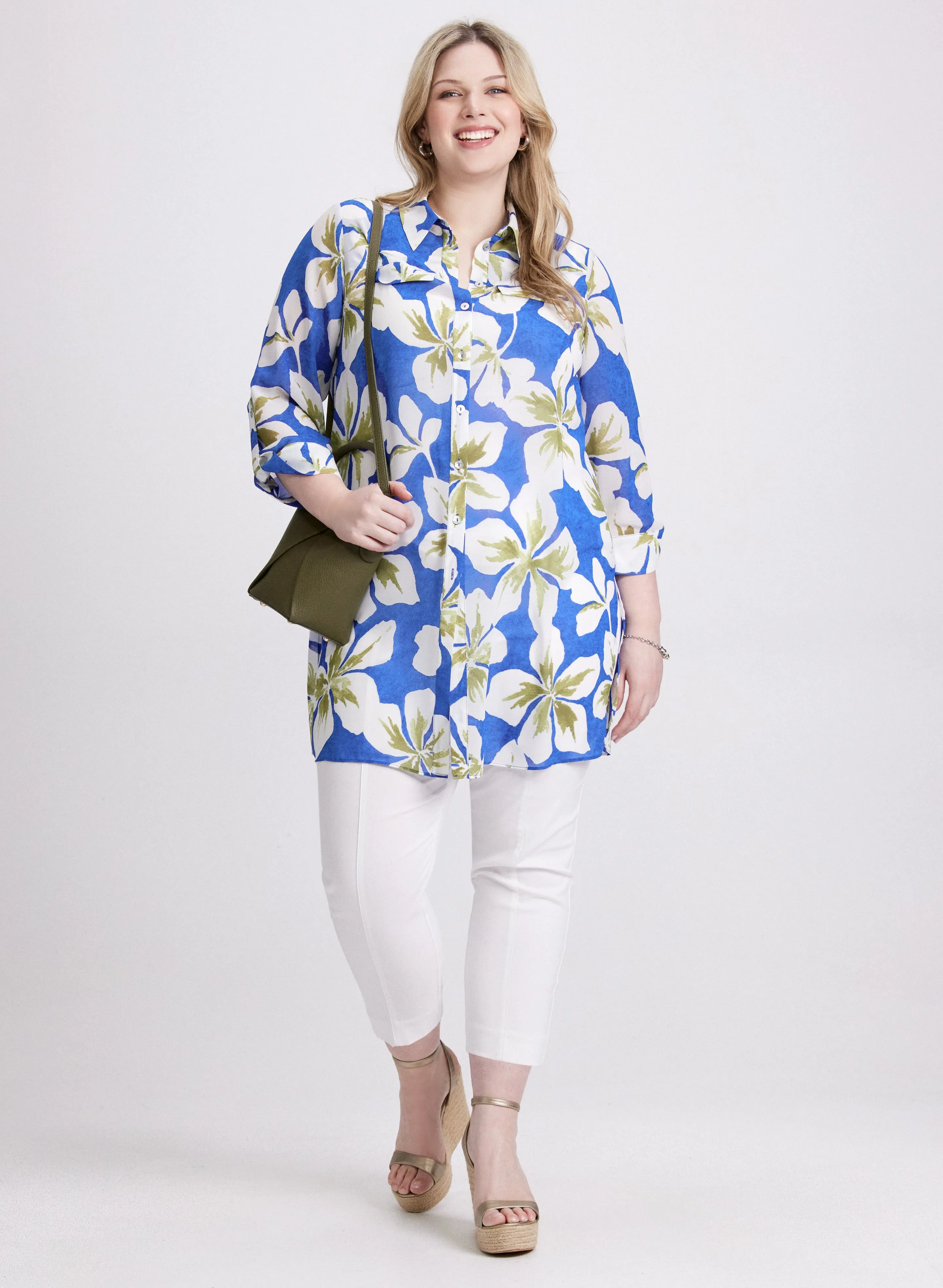 Floral Tunic Blouse sold by Laura product image thumbnail 4