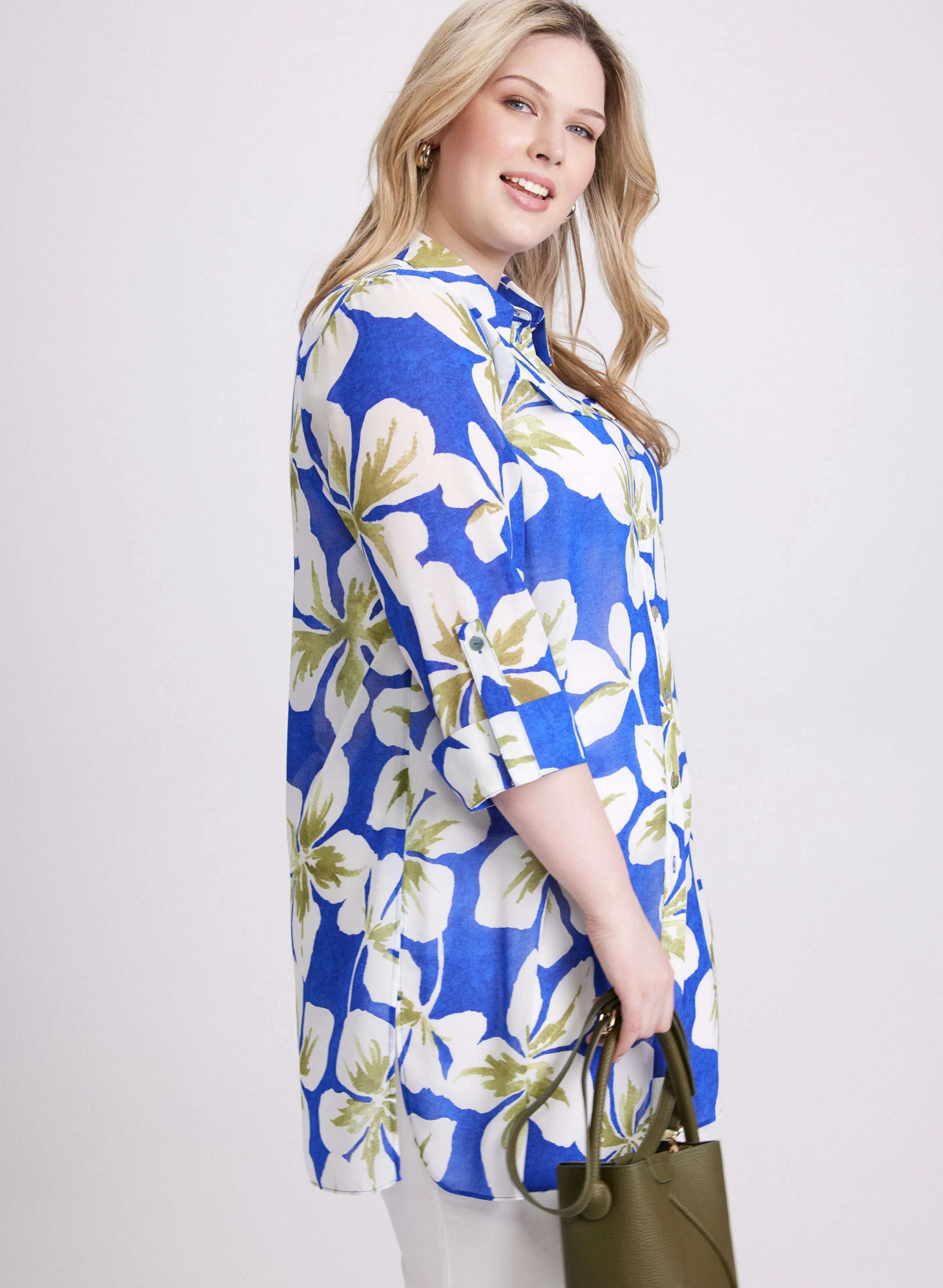 Floral Tunic Blouse sold by Laura product image thumbnail 2