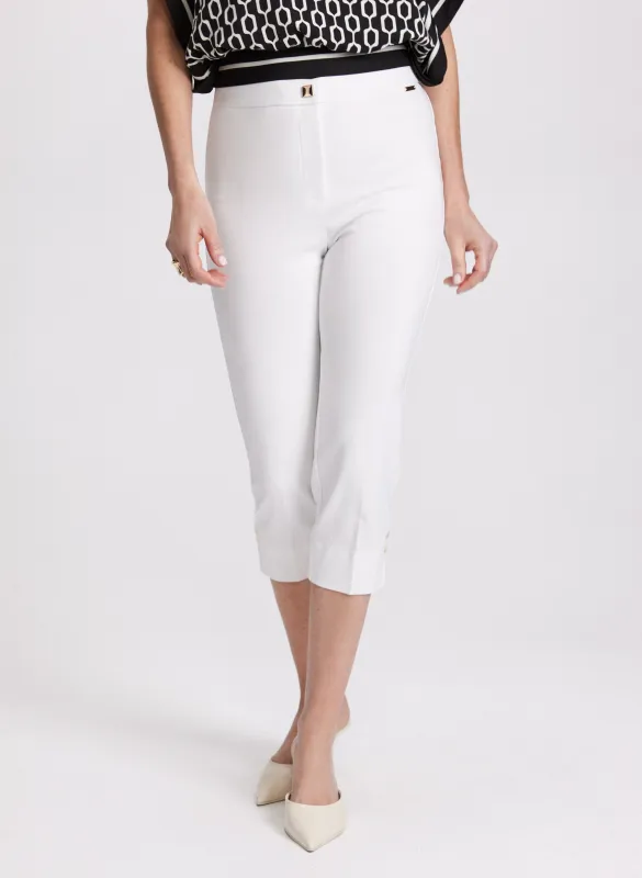 High-Rise Bengaline Capris sold by Laura