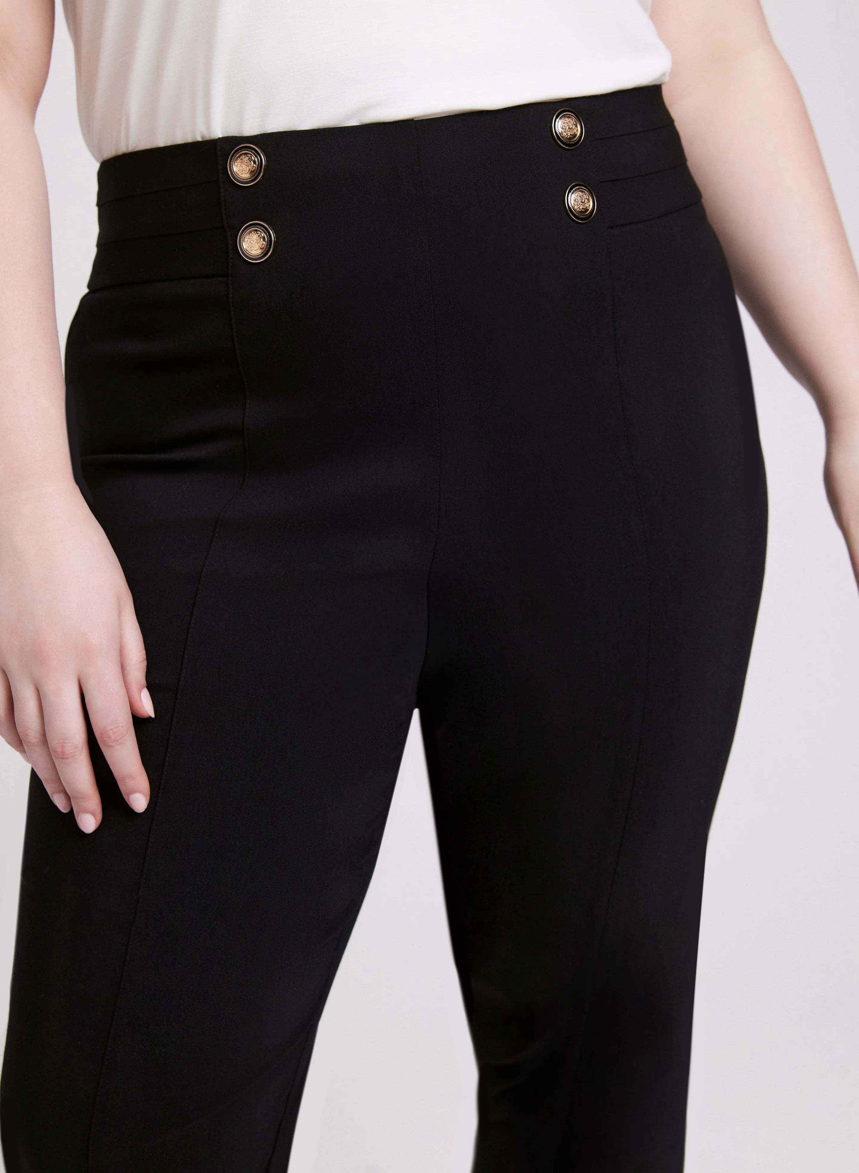 Sofia Slim-Leg Pants - Short sold by Laura product image thumbnail 5