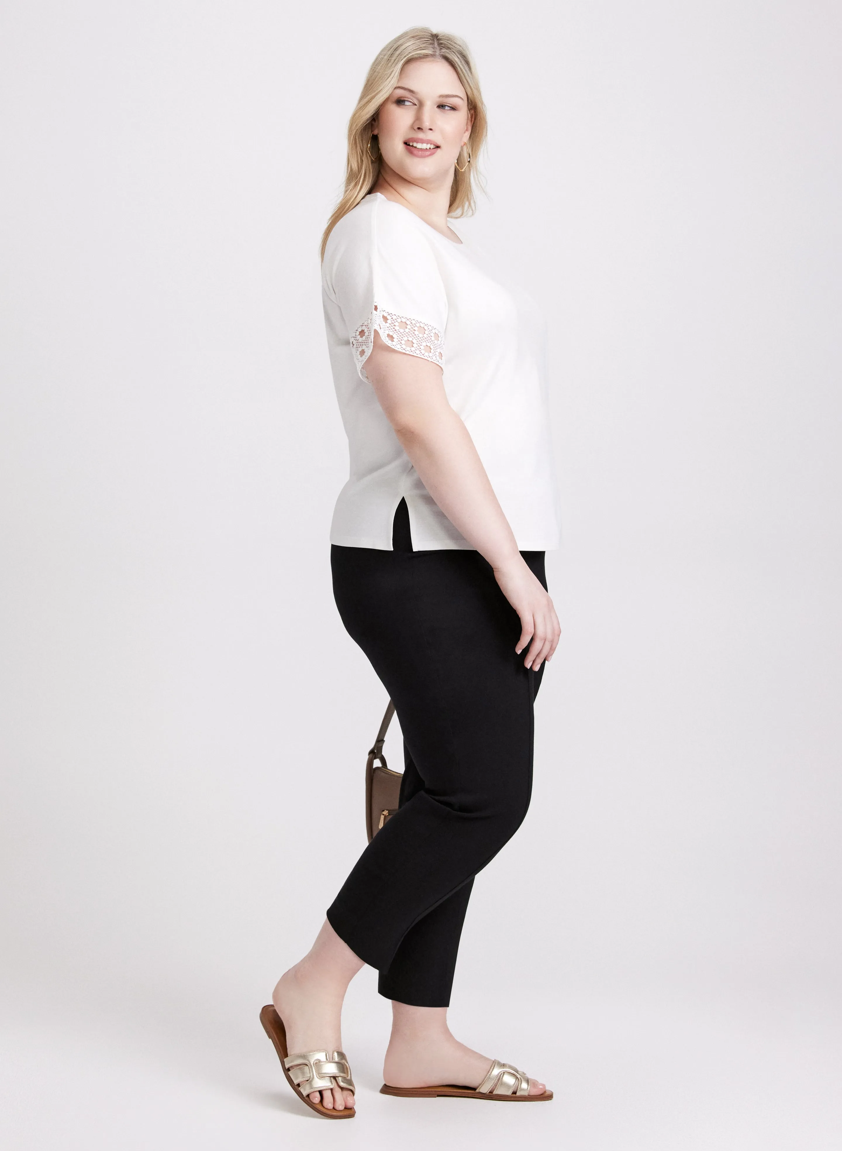 Sofia Slim-Leg Pants - Short sold by Laura product image thumbnail 2